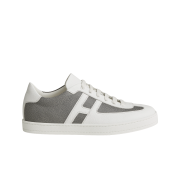 Hermes Boomerang Sneakers Epsom & Gris Blanc