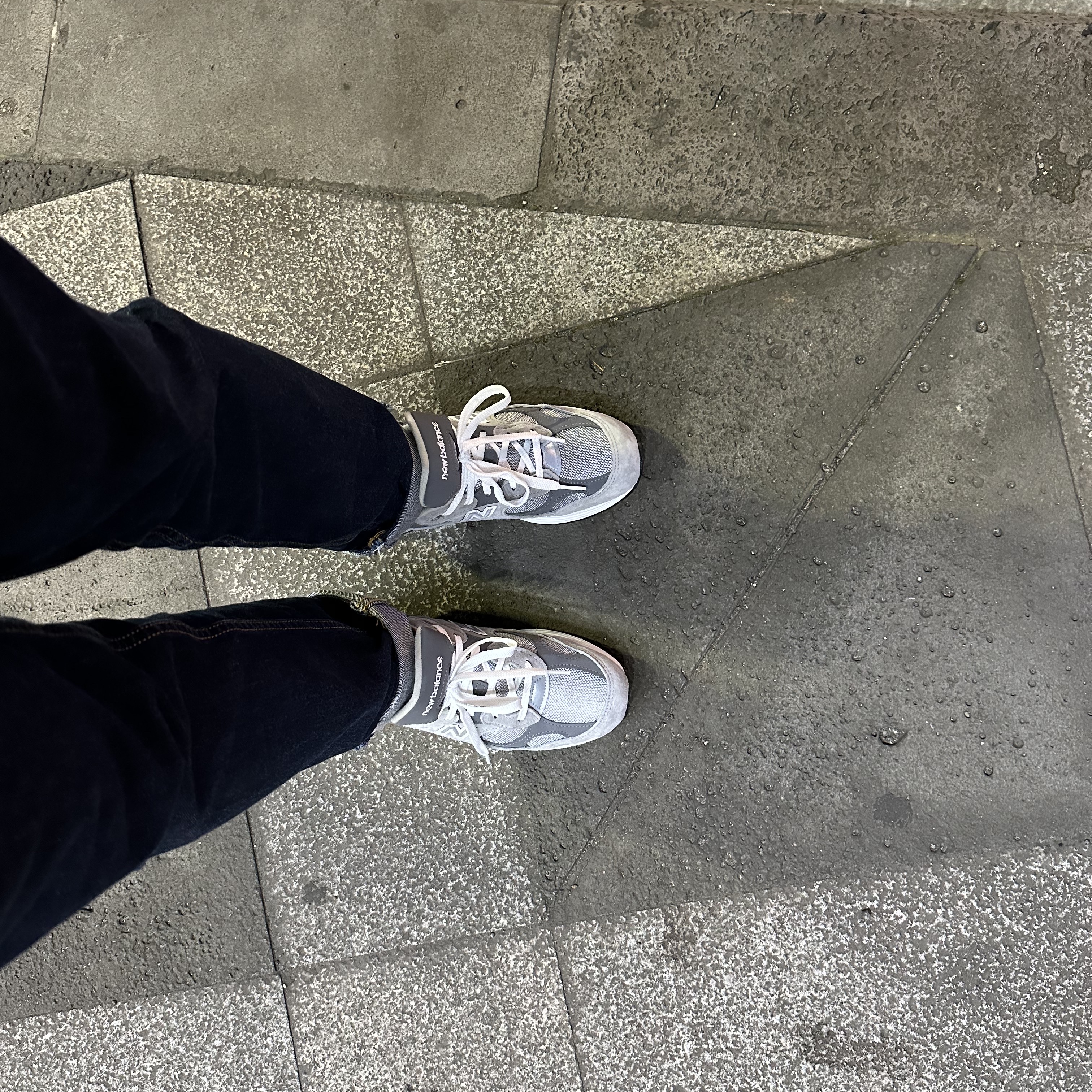 New Balance 992 Made in USA Grey - D Standard 착용 스타일