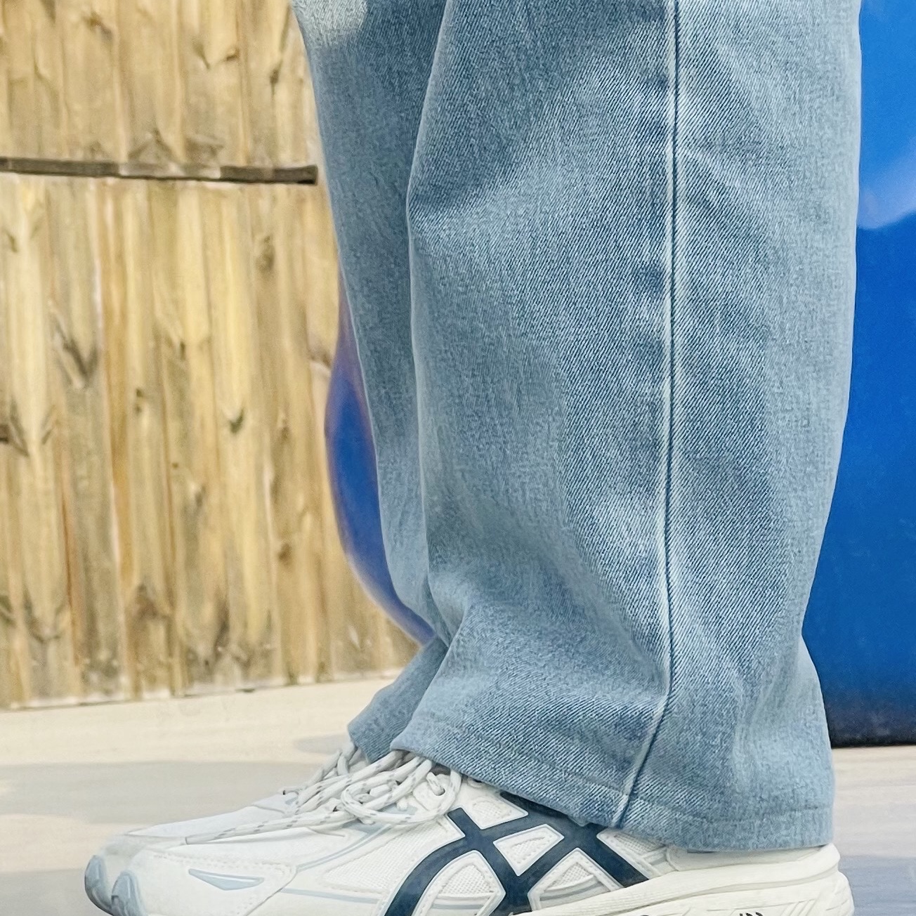 Asics Gel-Venture 6 SPS Birch French Blue 착용 스타일