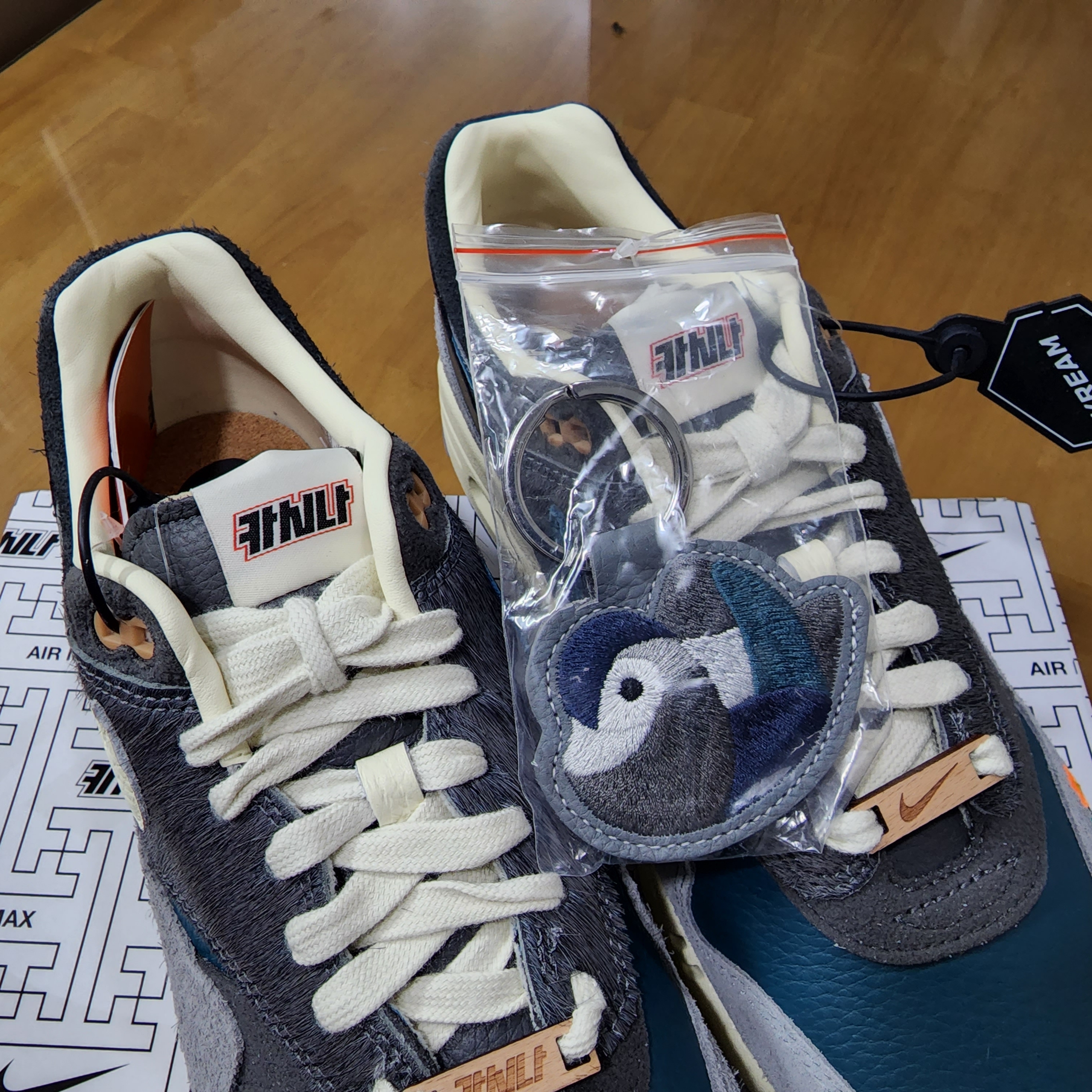 Nike x Kasina Air Max 1 SP Won-Ang Particle Grey 착용 스타일 - 4