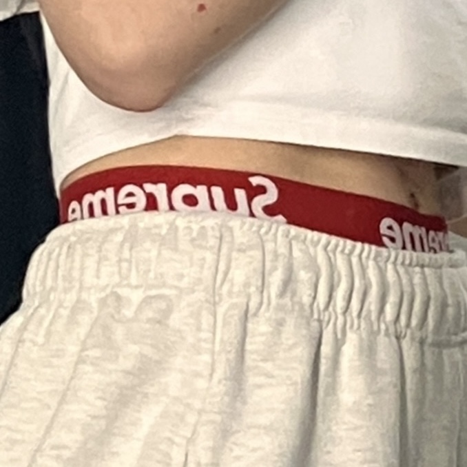 Supreme Hanes Boxer Briefs White (4 Pack) 착용 스타일