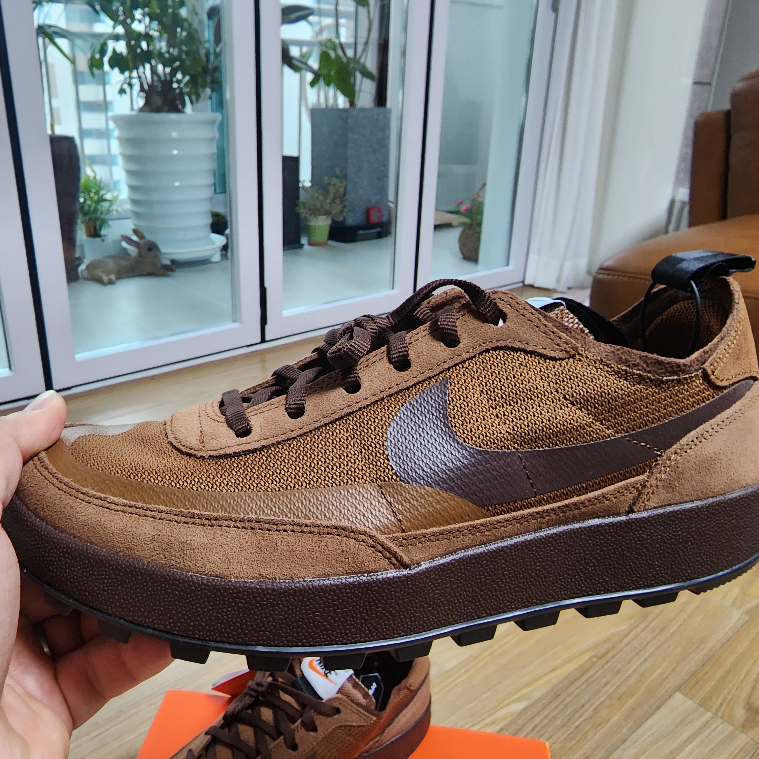 Nike x Tom Sachs General Purpose Shoe Brown 착용 스타일 - 3