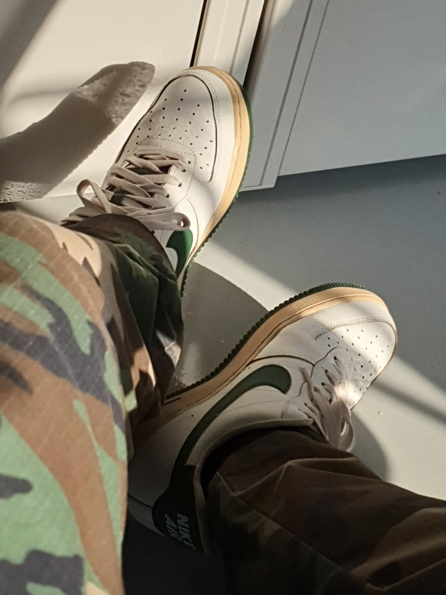 (W) Nike Air Force 1 Low Gorge Green 착용 스타일
