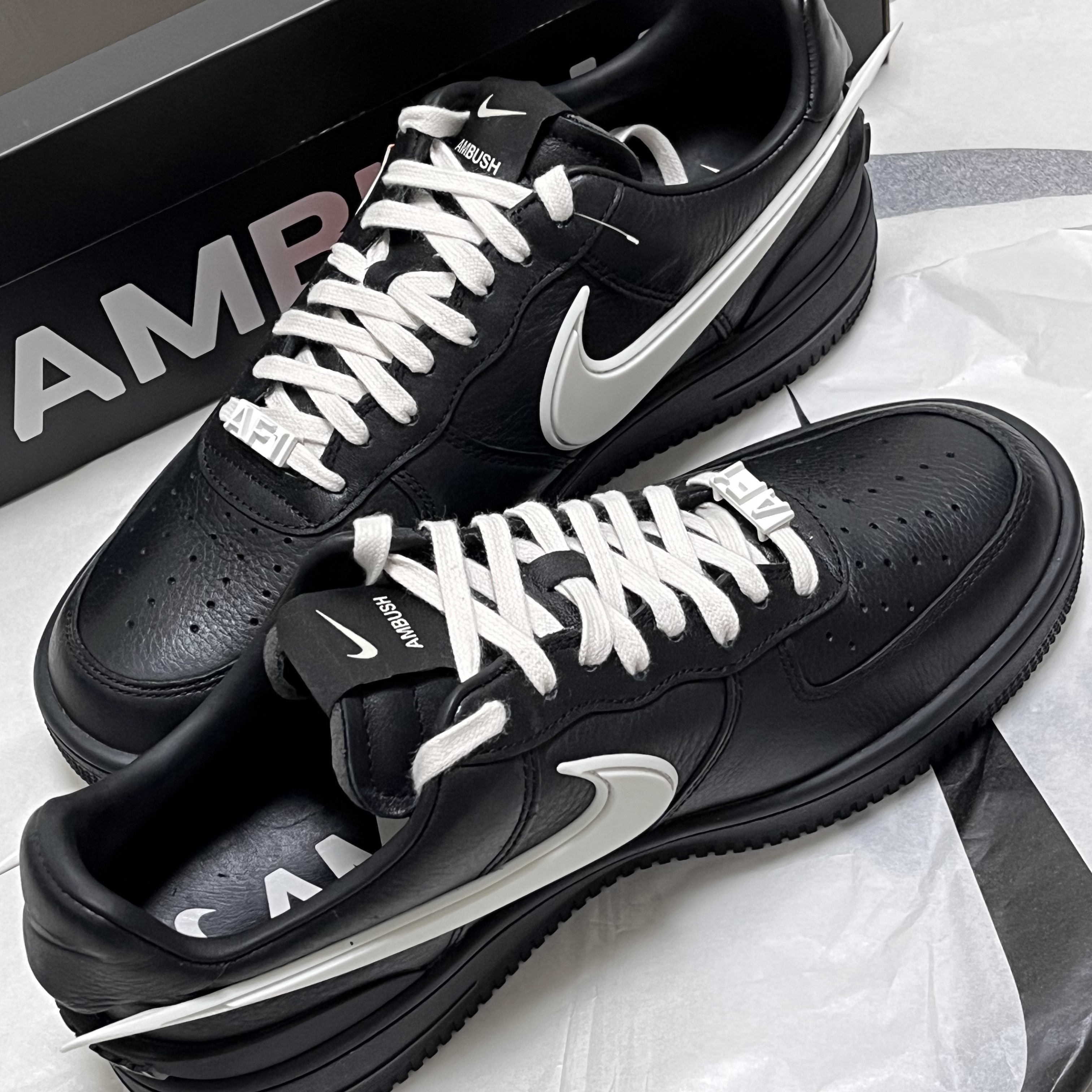 Nike x Ambush Air Force 1 Low SP Black 착용 스타일