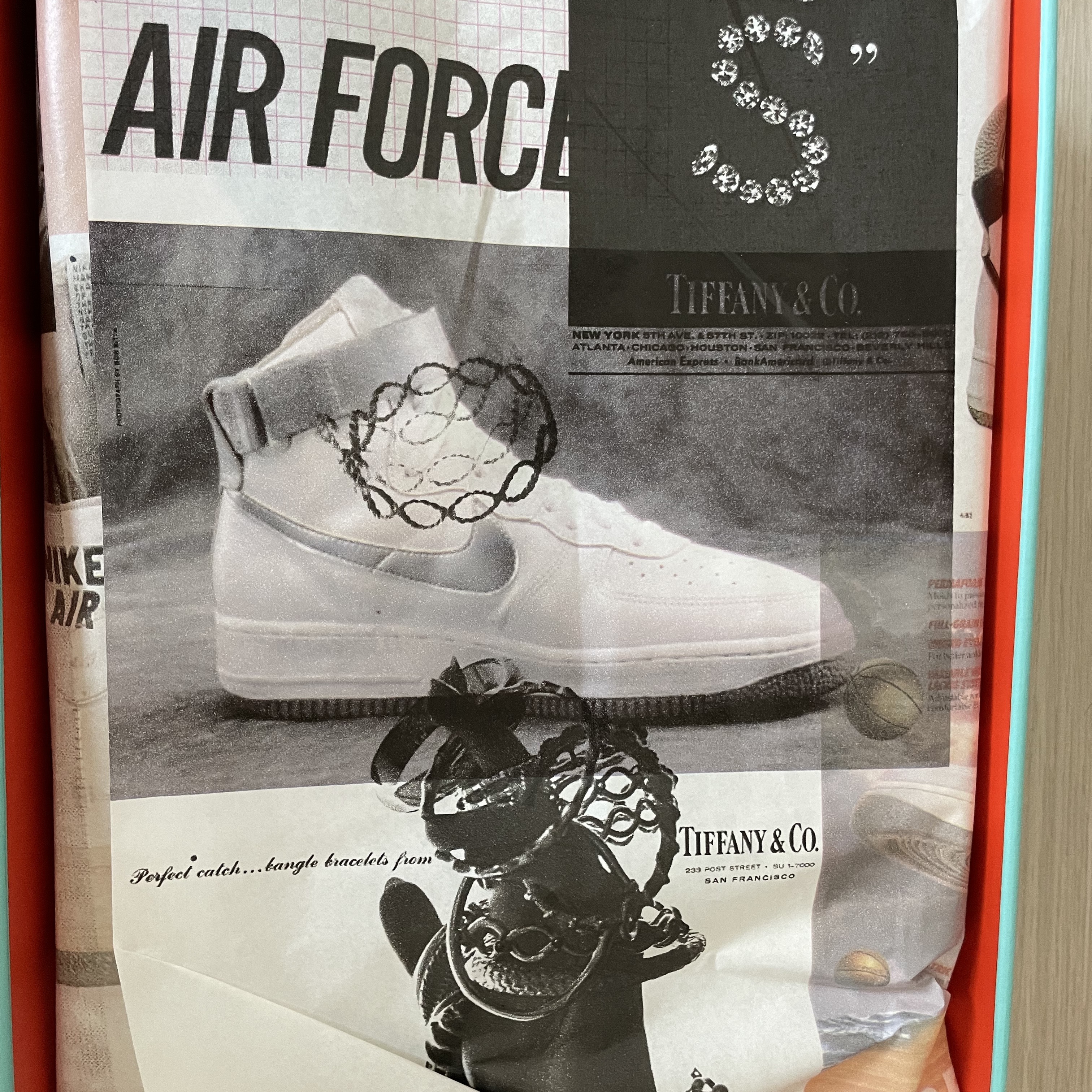 Nike x Tiffany & Co. Air Force 1 Low SP 1837 착용 스타일 - 3