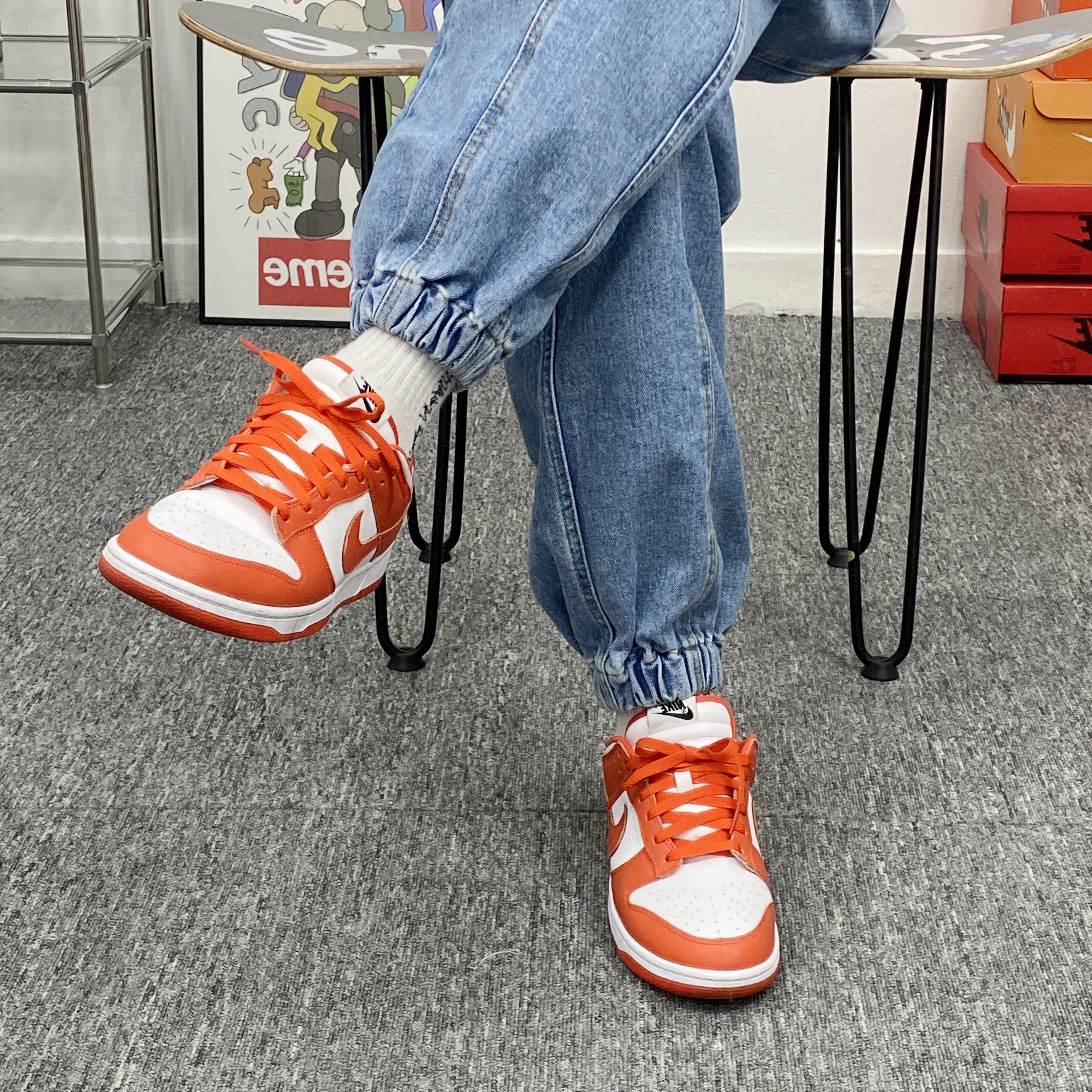Nike Dunk Low SP Syracuse 2022 착용 스타일 - 3