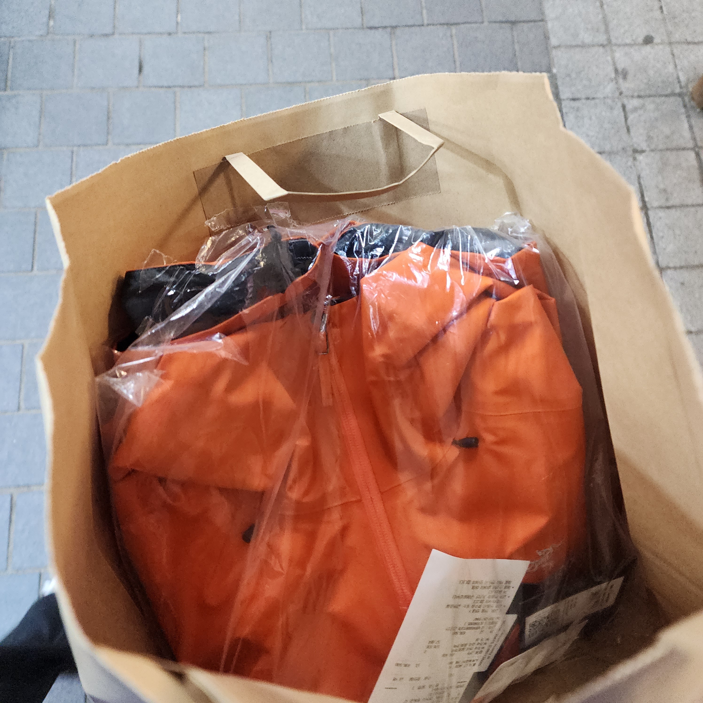 Sansan Gear Side Snap Pants Ice Beige - 22FW, Salomon XT-6 ADV White 착용 스타일 - 2