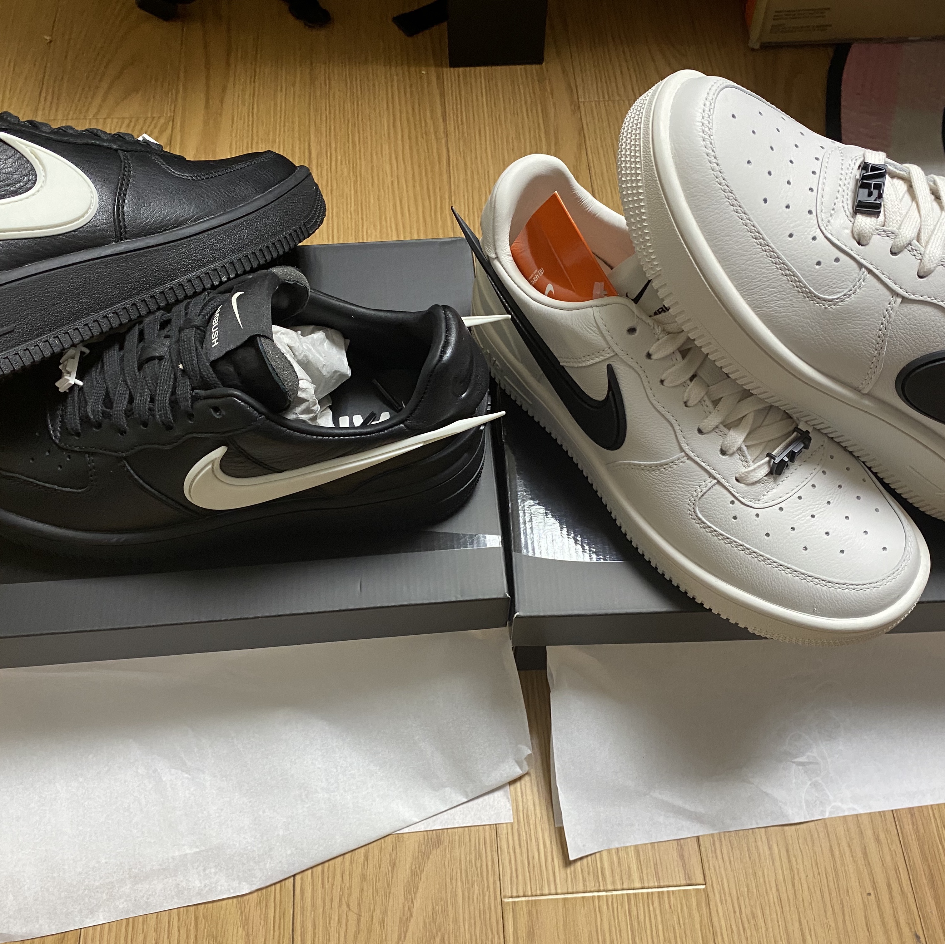 Nike x Ambush Air Force 1 Low SP Black, Nike x Ambush Air Force 1 Low SP Phantom 착용 스타일 - 2
