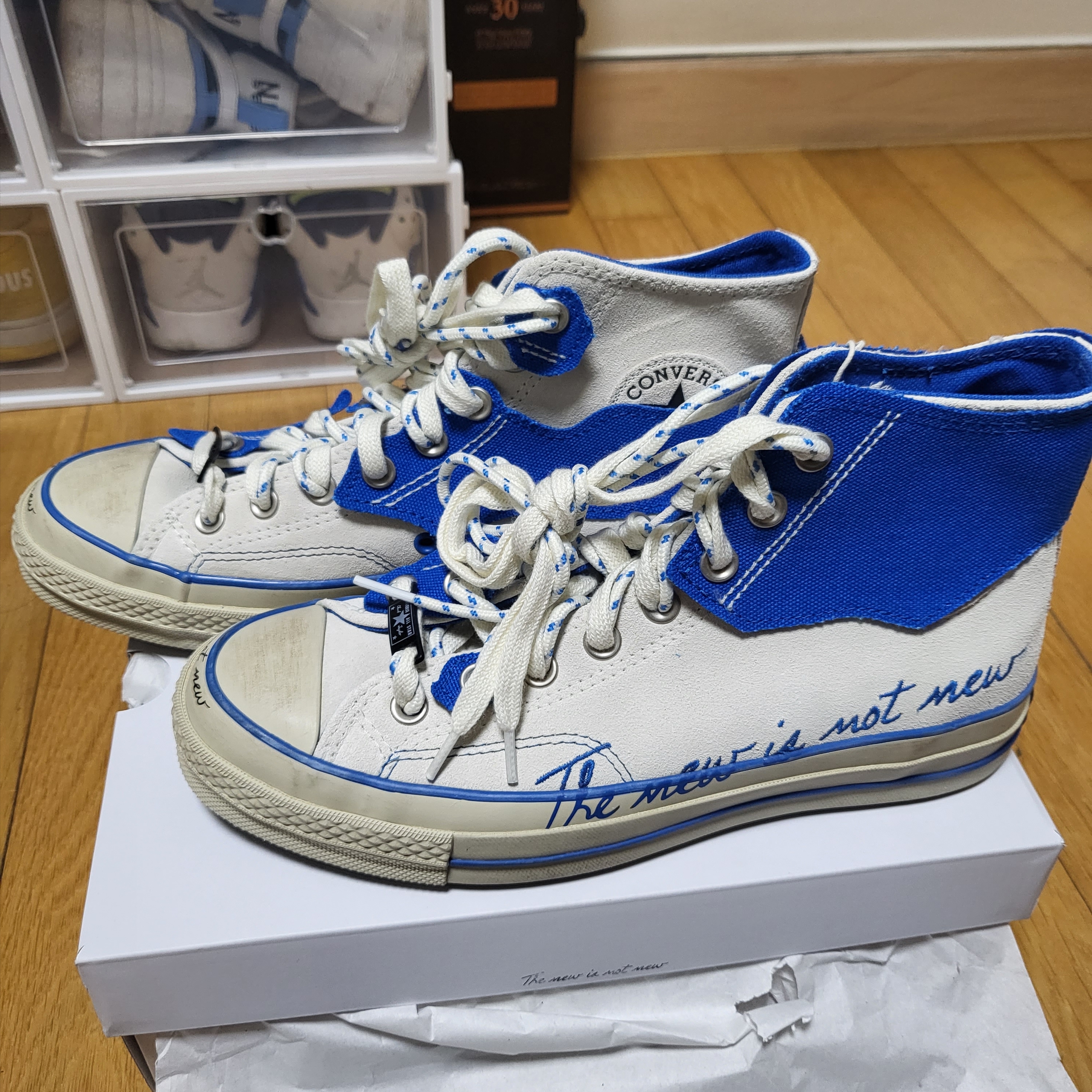 Converse x Ader Error Chuck 70 High White 착용 스타일