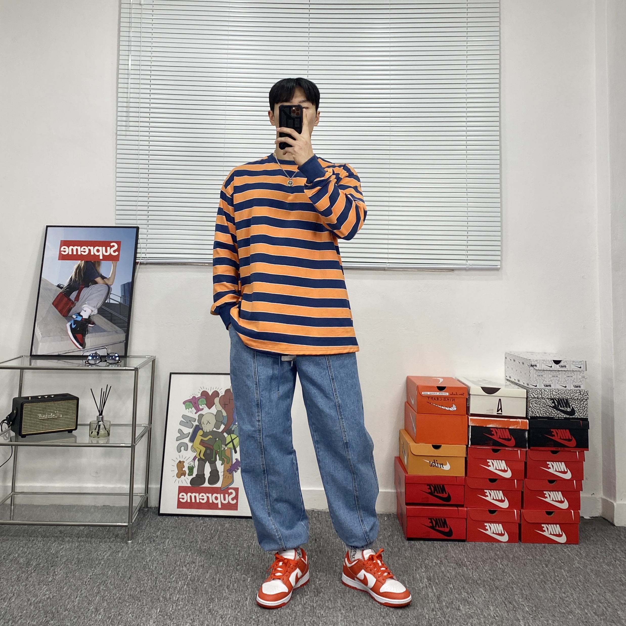 Nike Dunk Low SP Syracuse 2022 착용 스타일 - 1