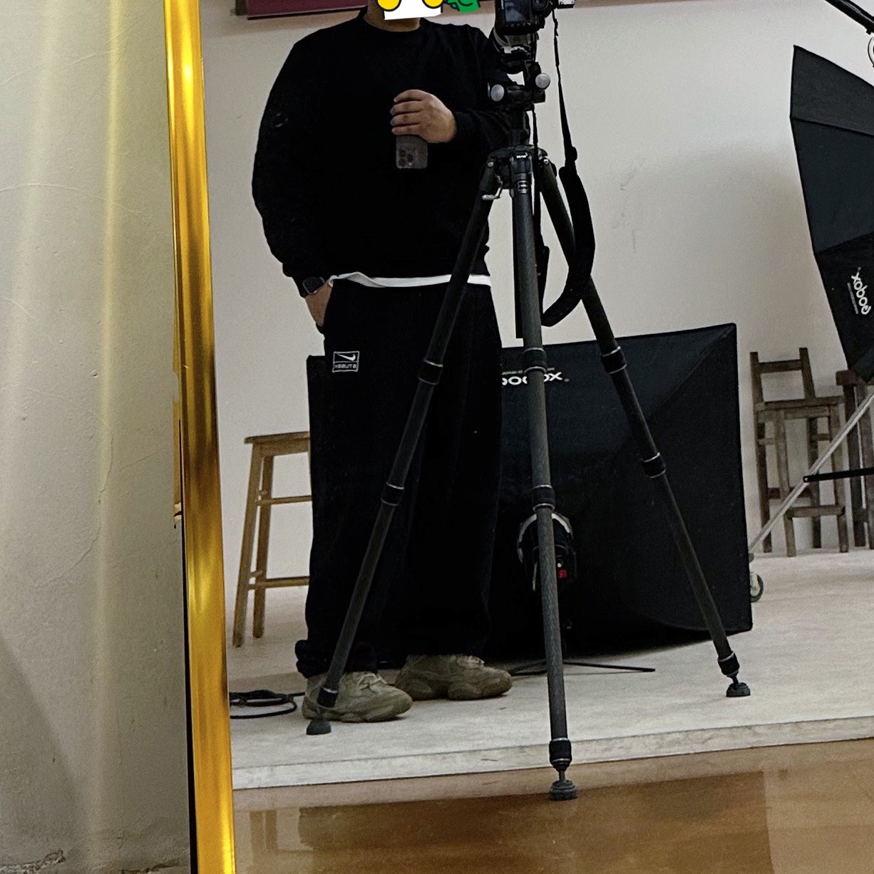Nike x Stussy NRG Washed Fleece Pants Black (DO5296-010), C.P. Company Diagonal Raised Fleece Crewneck Sweatshirt Black - 22SS 착용 스타일