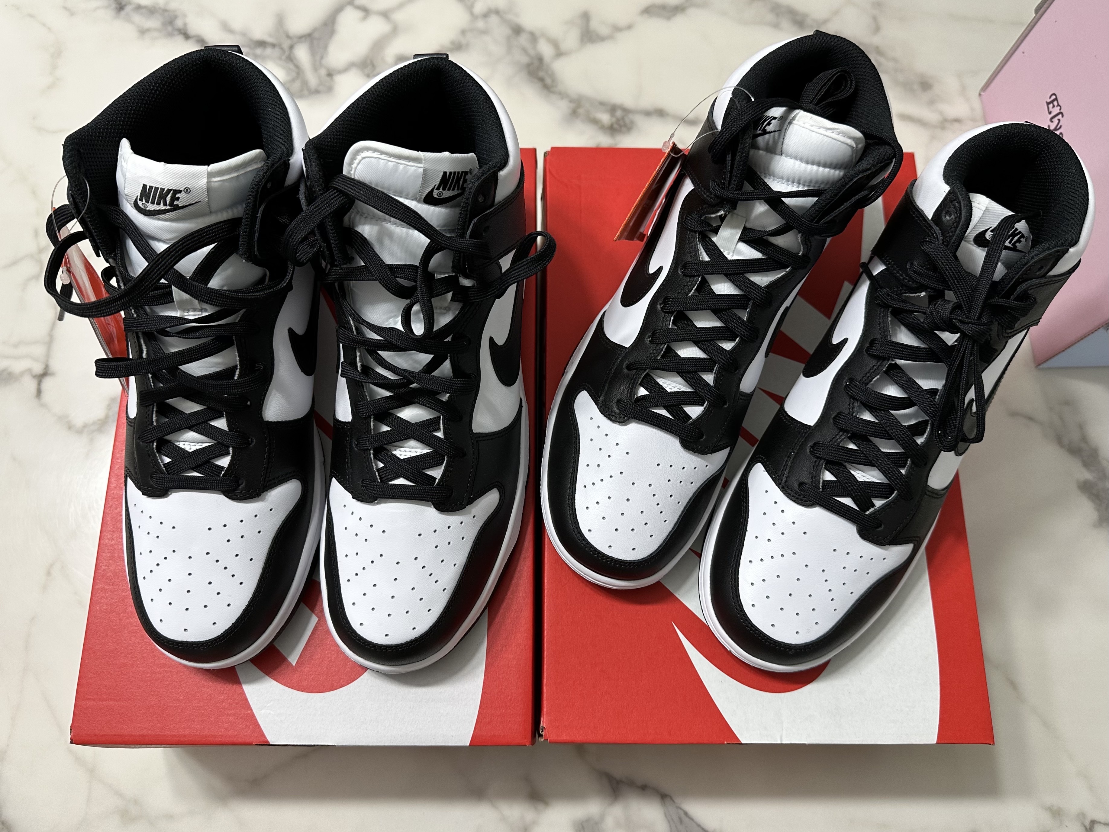 Nike Dunk High Retro Championship White 착용 스타일