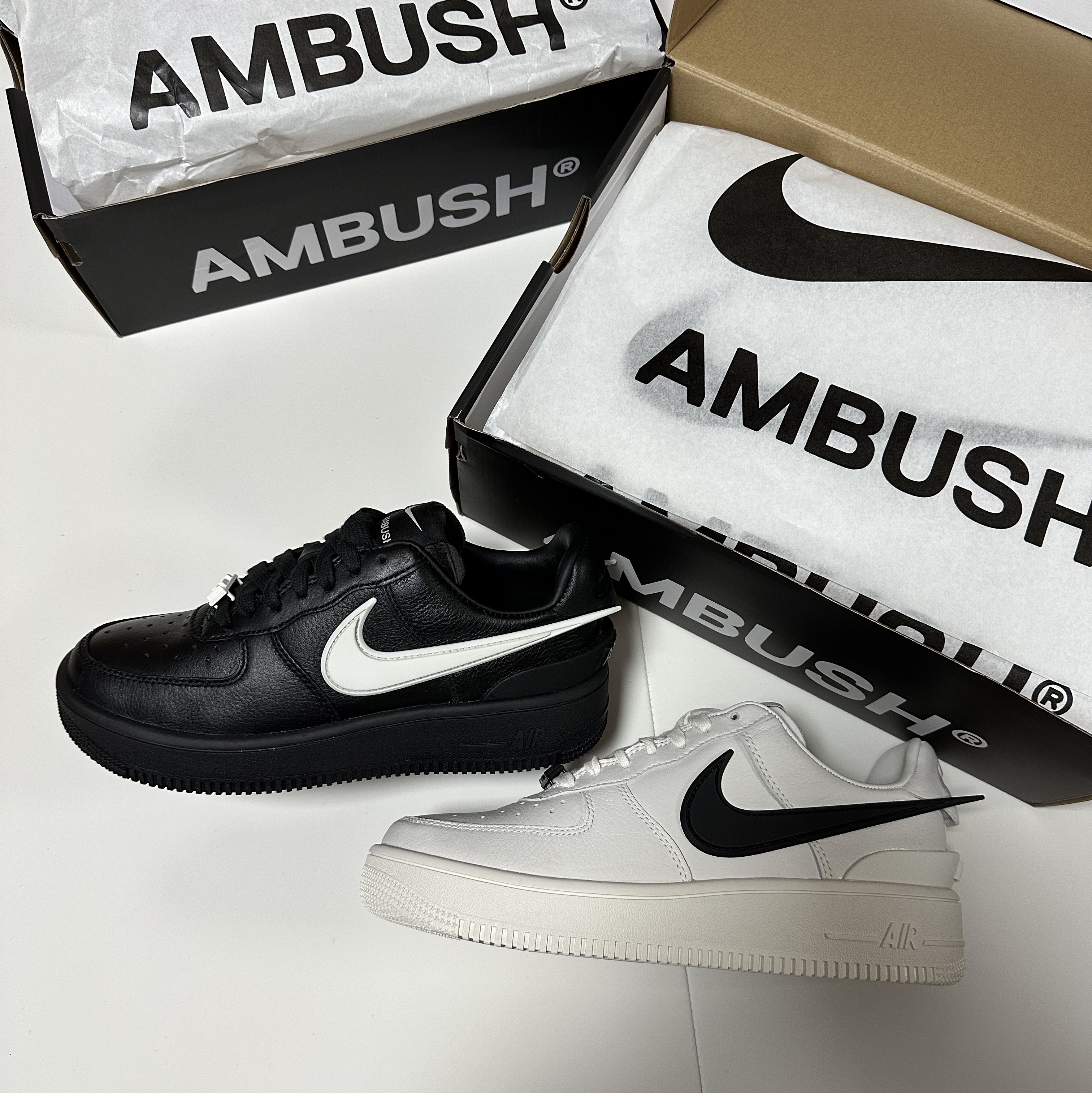Nike x Ambush Air Force 1 Low SP Phantom, Nike x Ambush Air Force 1 Low SP Black 착용 스타일 - 2
