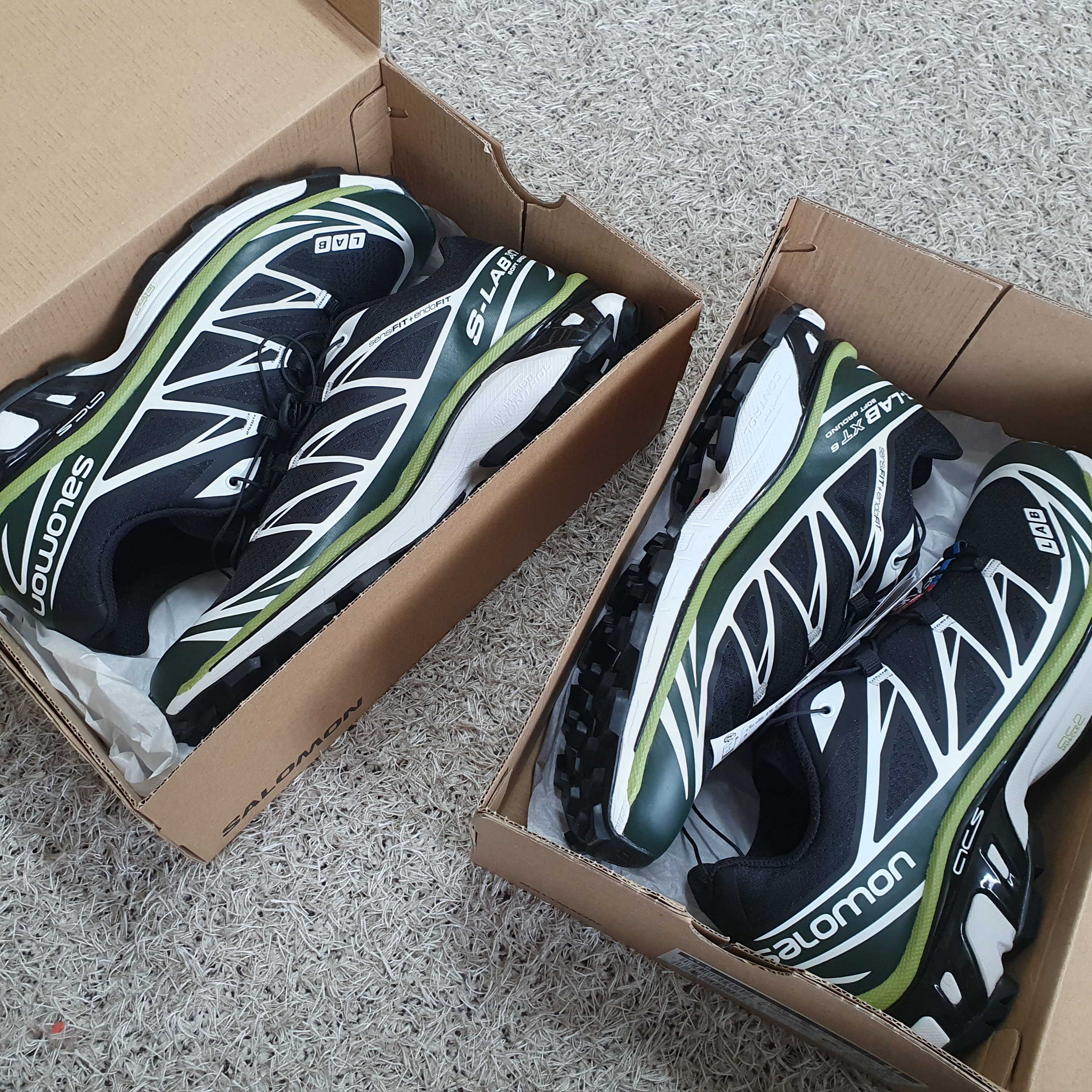 Salomon XT-6 Scarab Black 착용 스타일