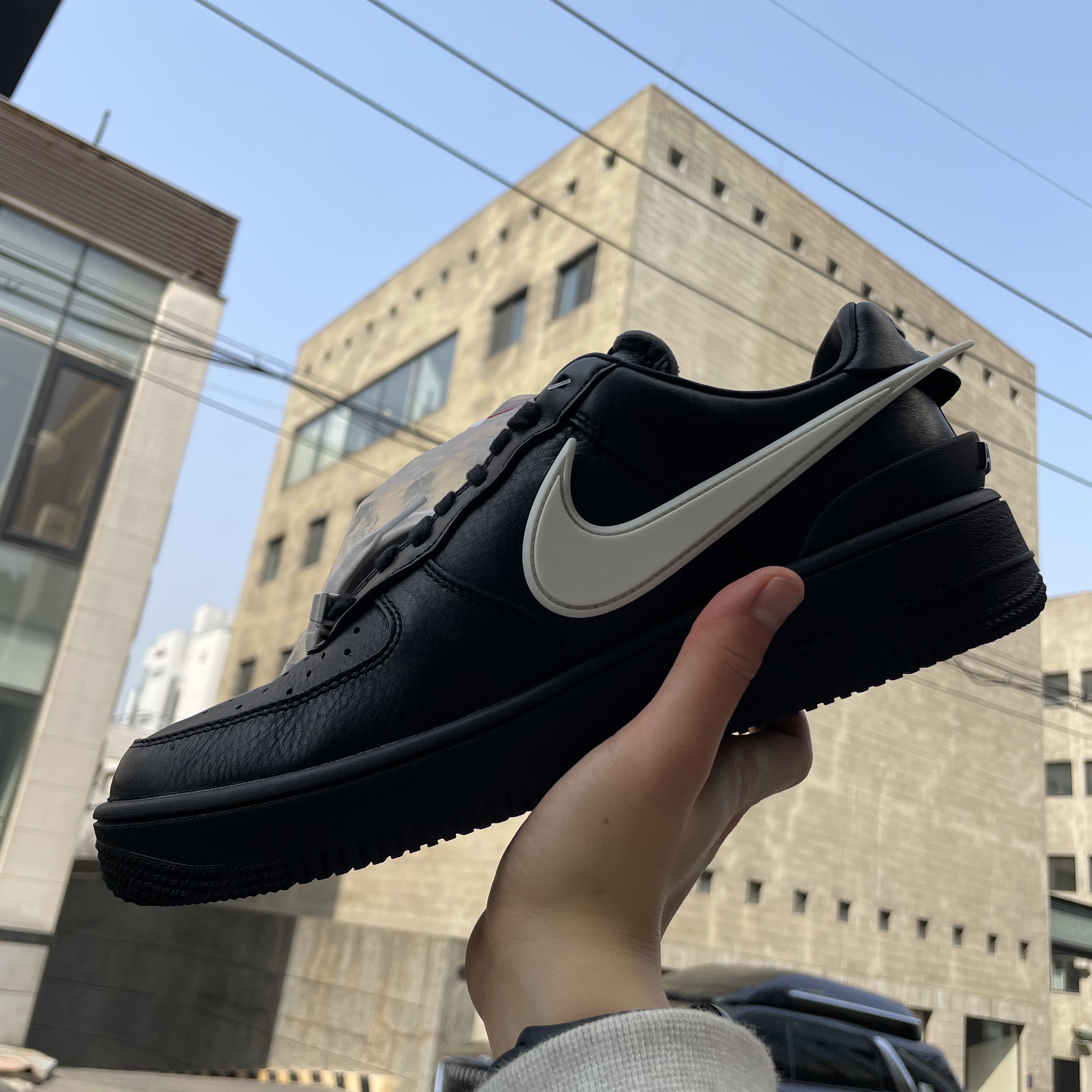 Nike x Ambush Air Force 1 Low SP Black 착용 스타일