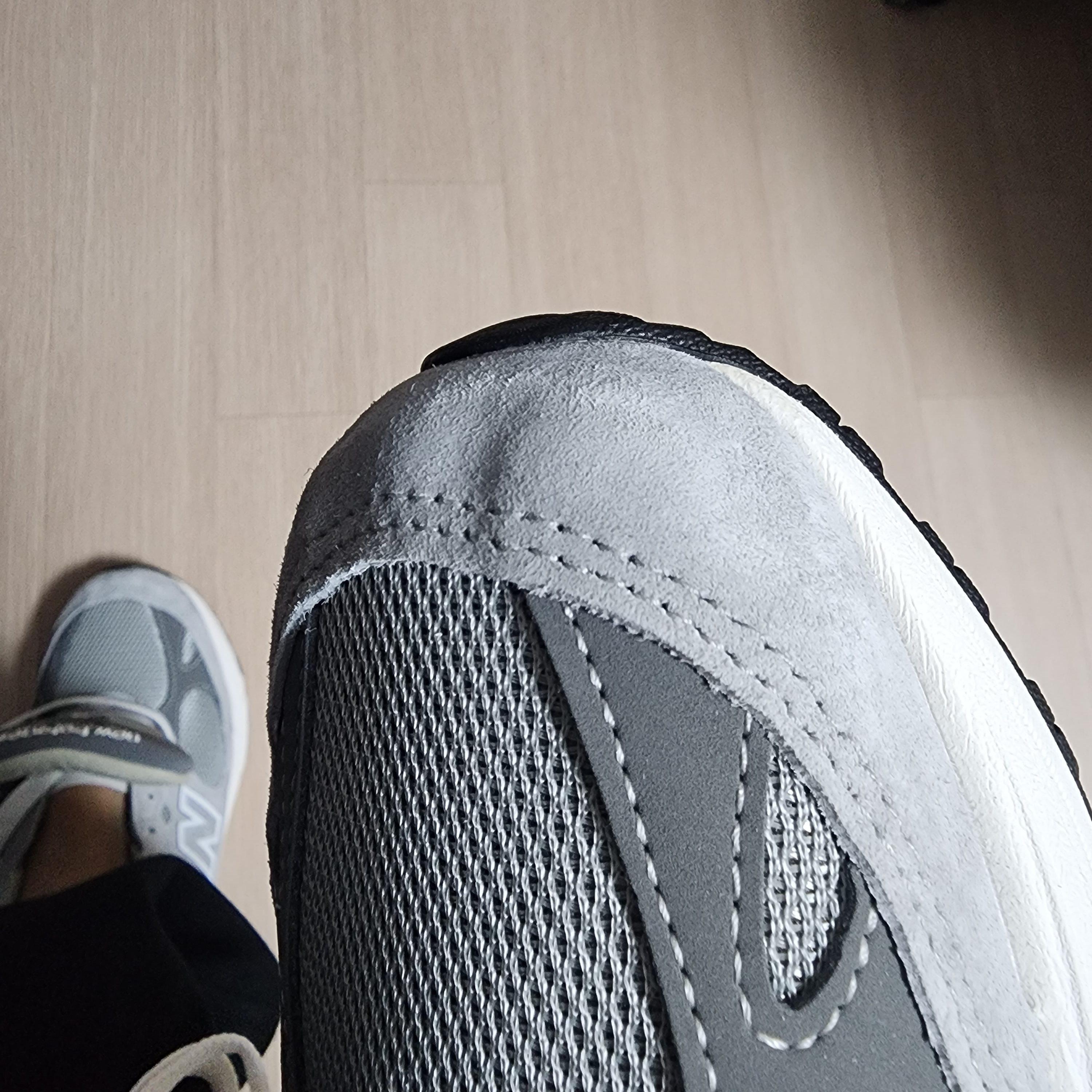 New Balance 993 Made in USA Grey - D Standard 착용 스타일 - 2