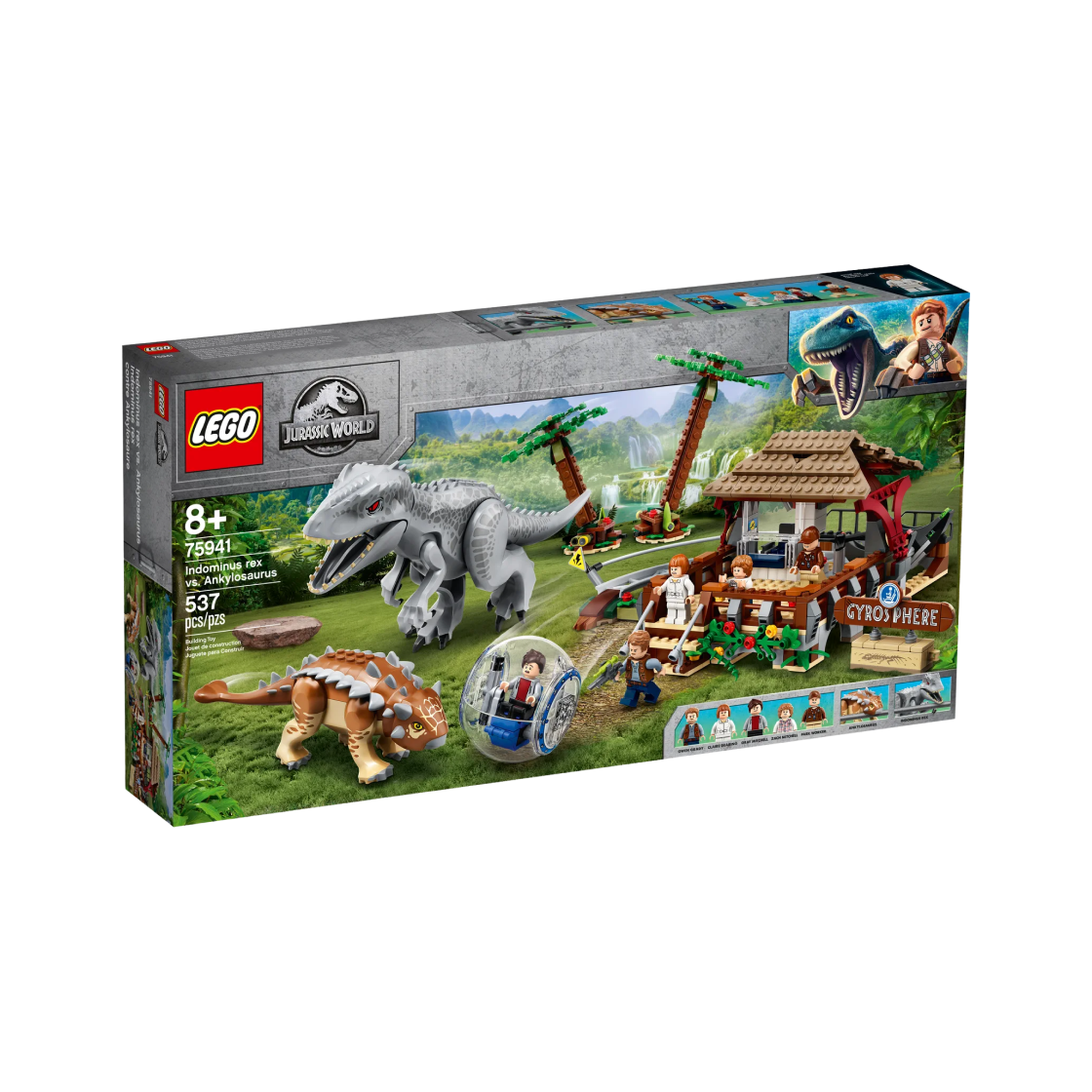 레고 쥬라기 월드 인도미누스 렉스 대 안킬로사우르스(Lego Jurrasic World Indominus rex vs. Ankylosaurus) - 2
