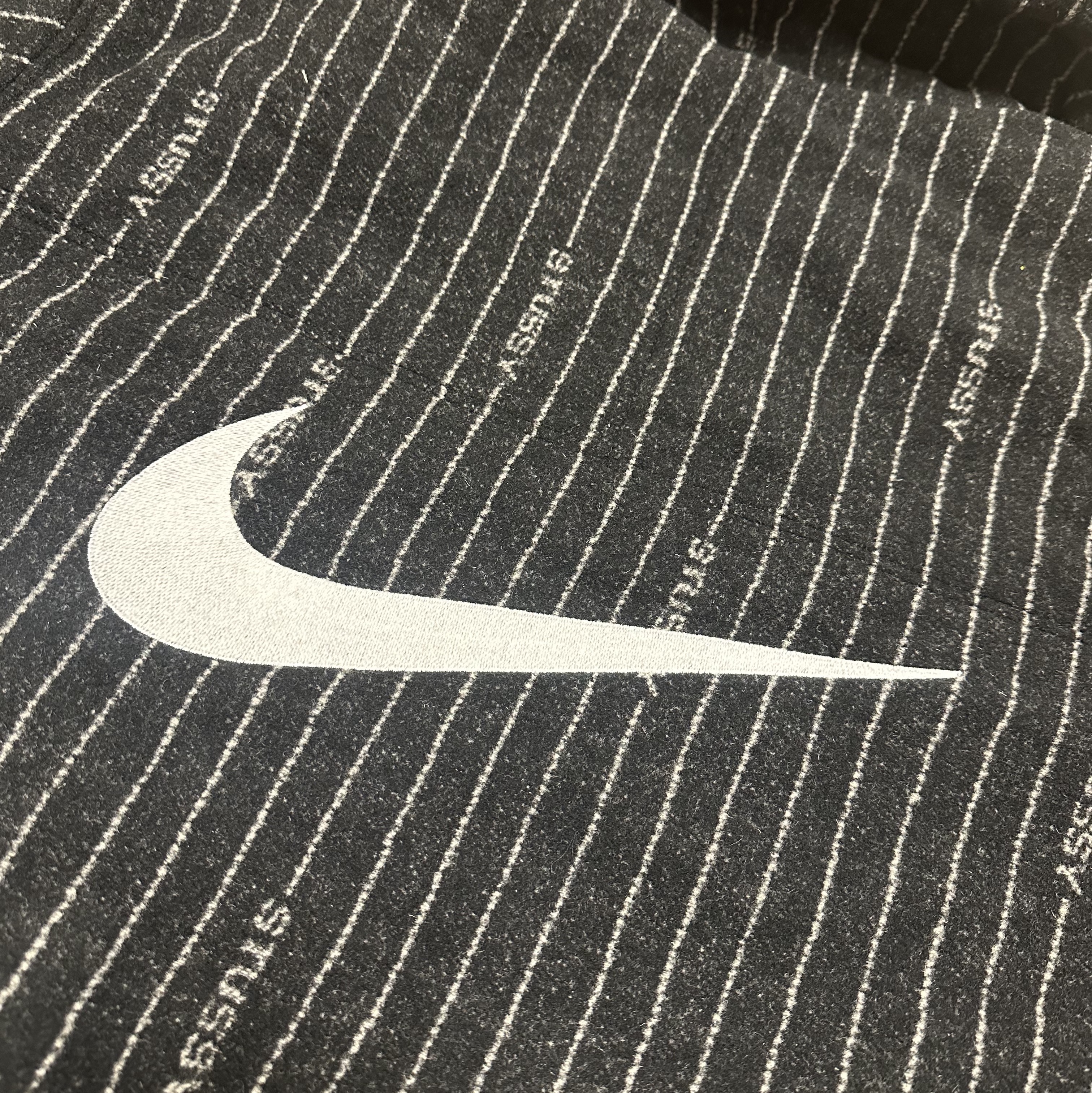 Nike x Stussy NRG Striped Wool Jacket Black (DR4023-010), Nike x Stussy NRG Striped Wool Pants Black (DR4021-010) 착용 스타일 - 2