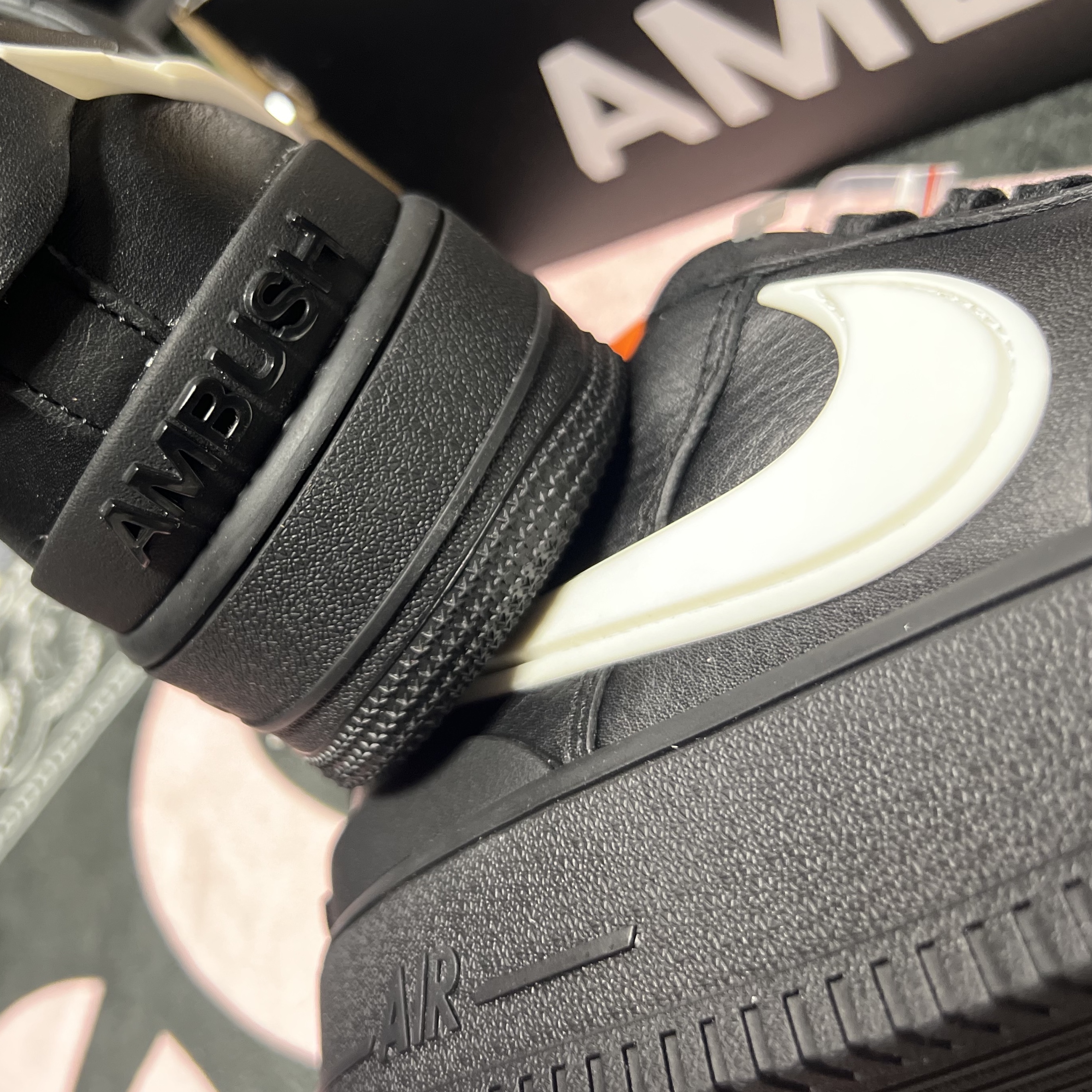 Nike x Ambush Air Force 1 Low SP Black 착용 스타일 - 5