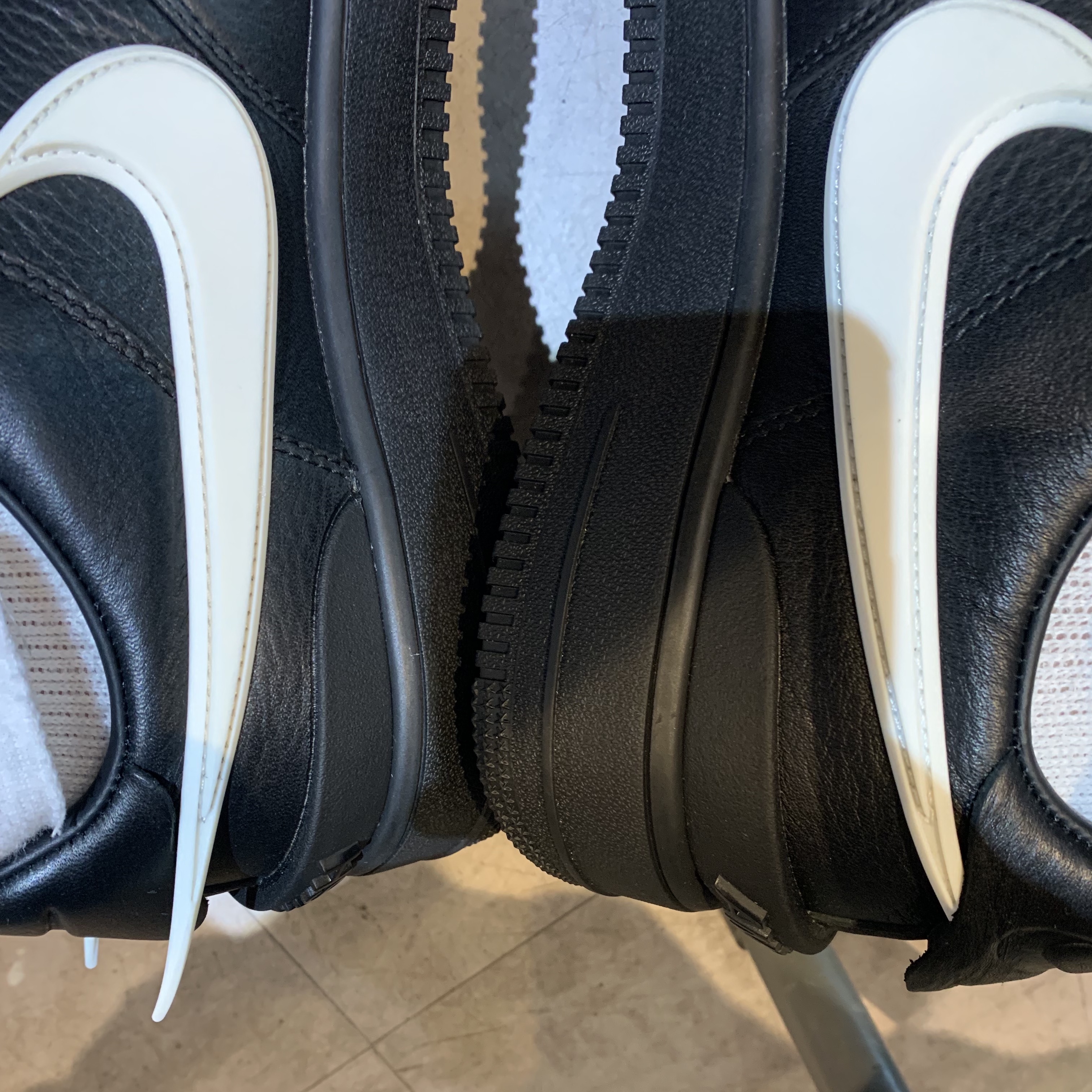 Nike x Ambush Air Force 1 Low SP Black 착용 스타일 - 3