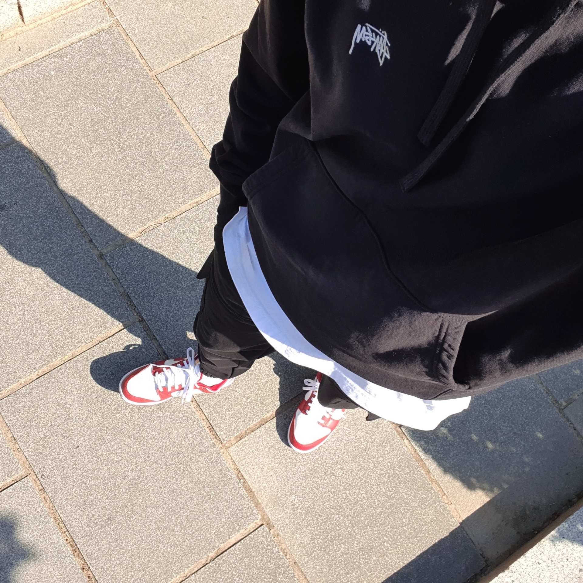 Nike Dunk Low Retro Gym Red 착용 스타일 - 3