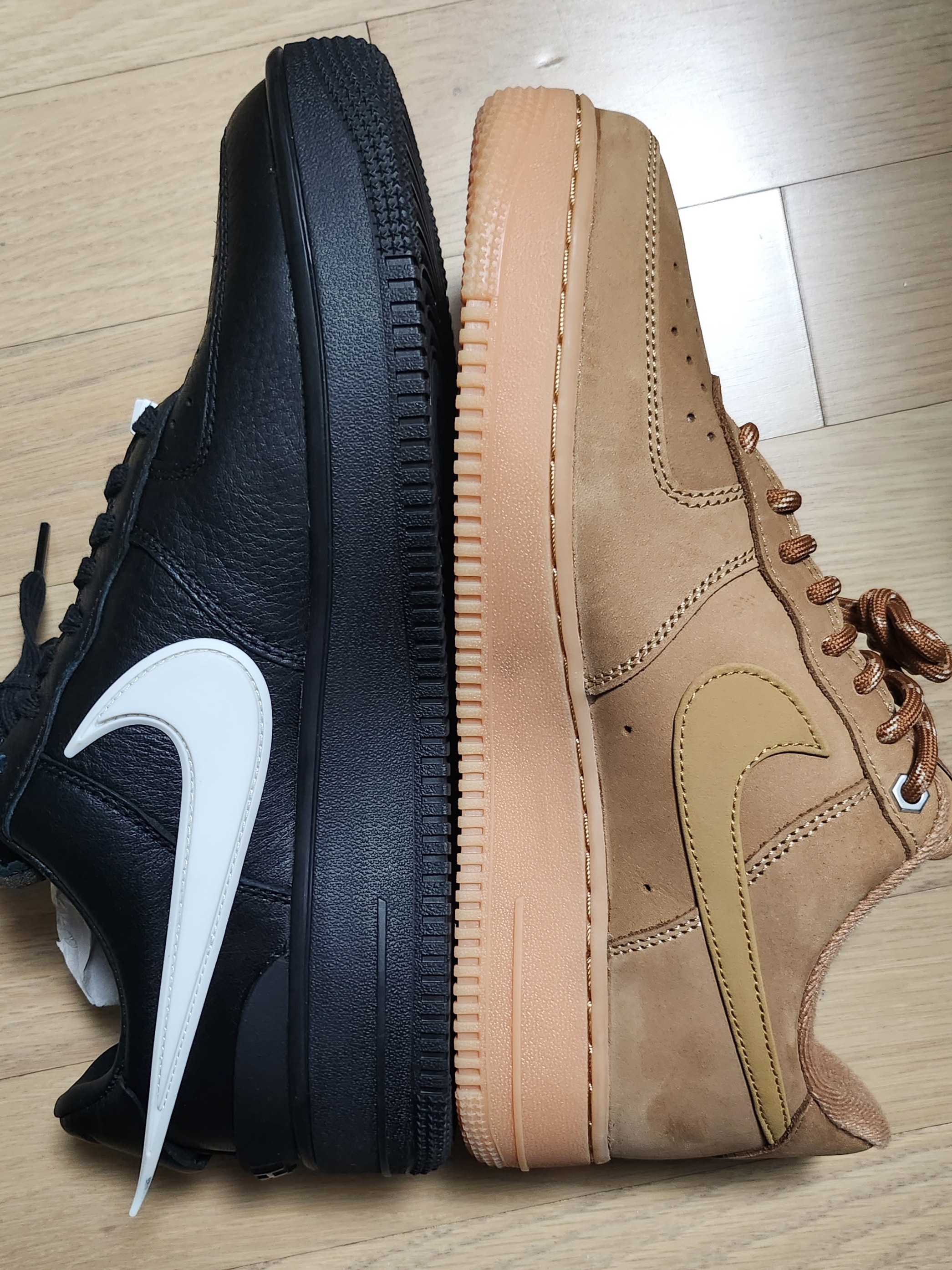 Nike x Ambush Air Force 1 Low SP Black 착용 스타일 - 1