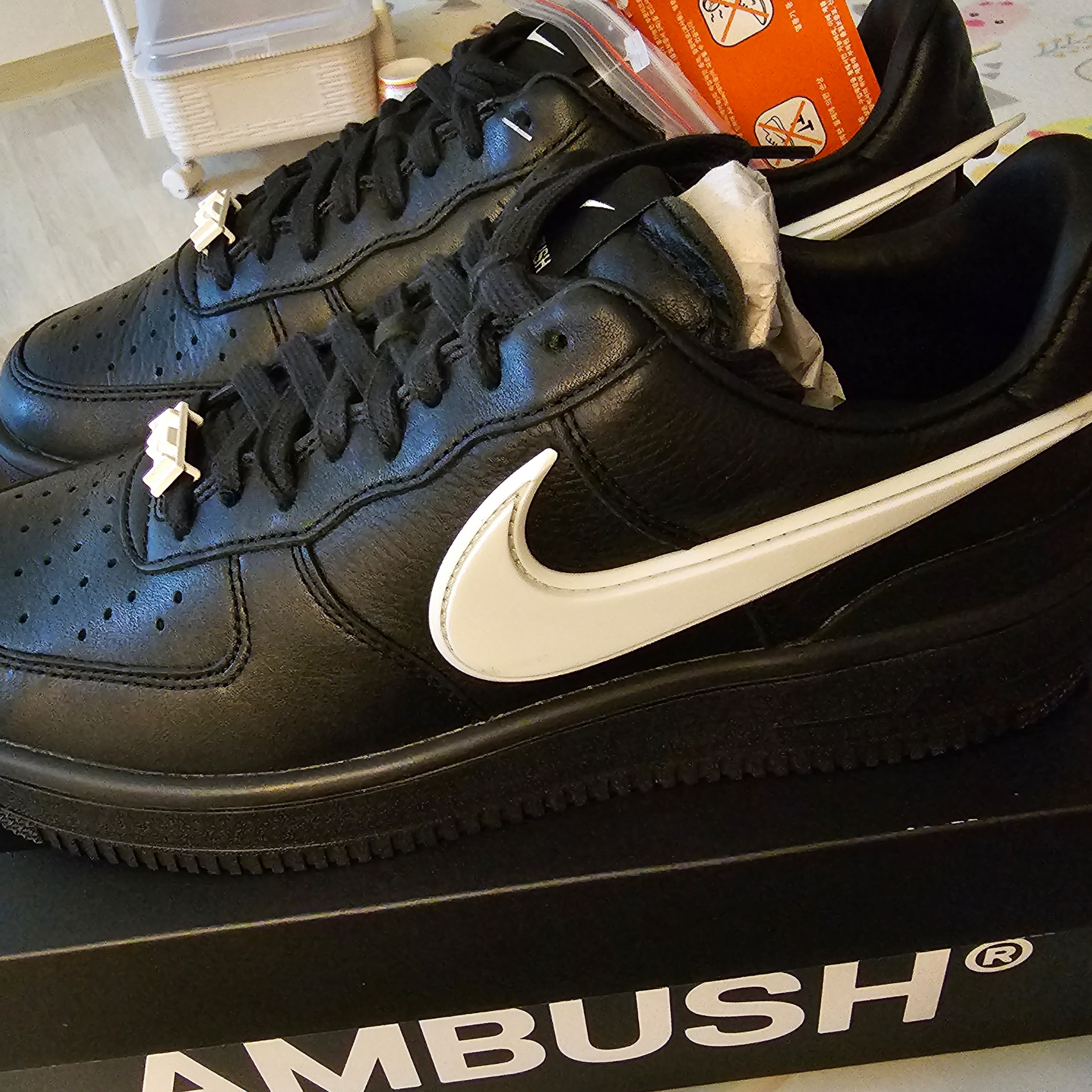 Nike x Ambush Air Force 1 Low SP Black 착용 스타일