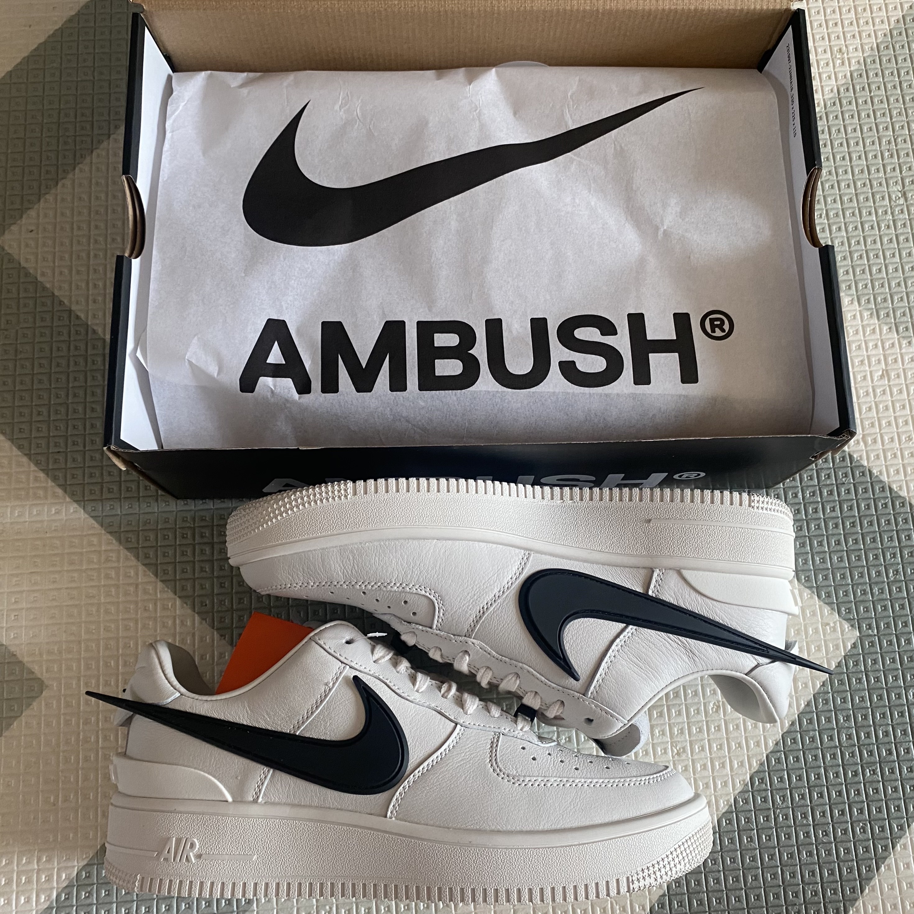Nike x Ambush Air Force 1 Low SP Phantom, Nike x Ambush Air Force 1 Low SP Black 착용 스타일 - 1