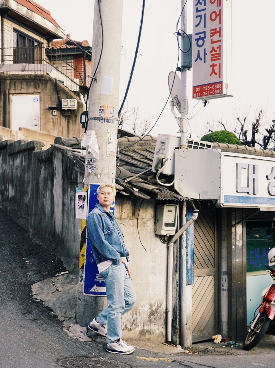 Human Made Storm Cowboy Denim Jacket Type 1954 Indigo, Jordan 3 Retro OG True Blue 2016 착용 스타일