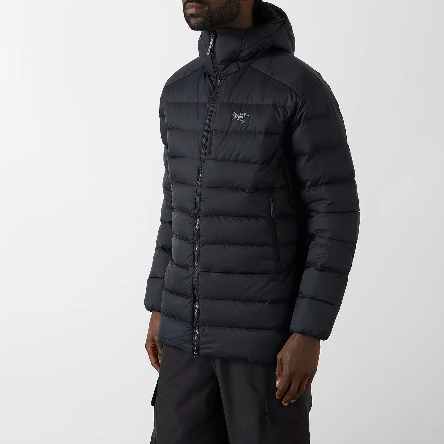 Arc'teryx Thorium Parka Black 착용 스타일 - 2
