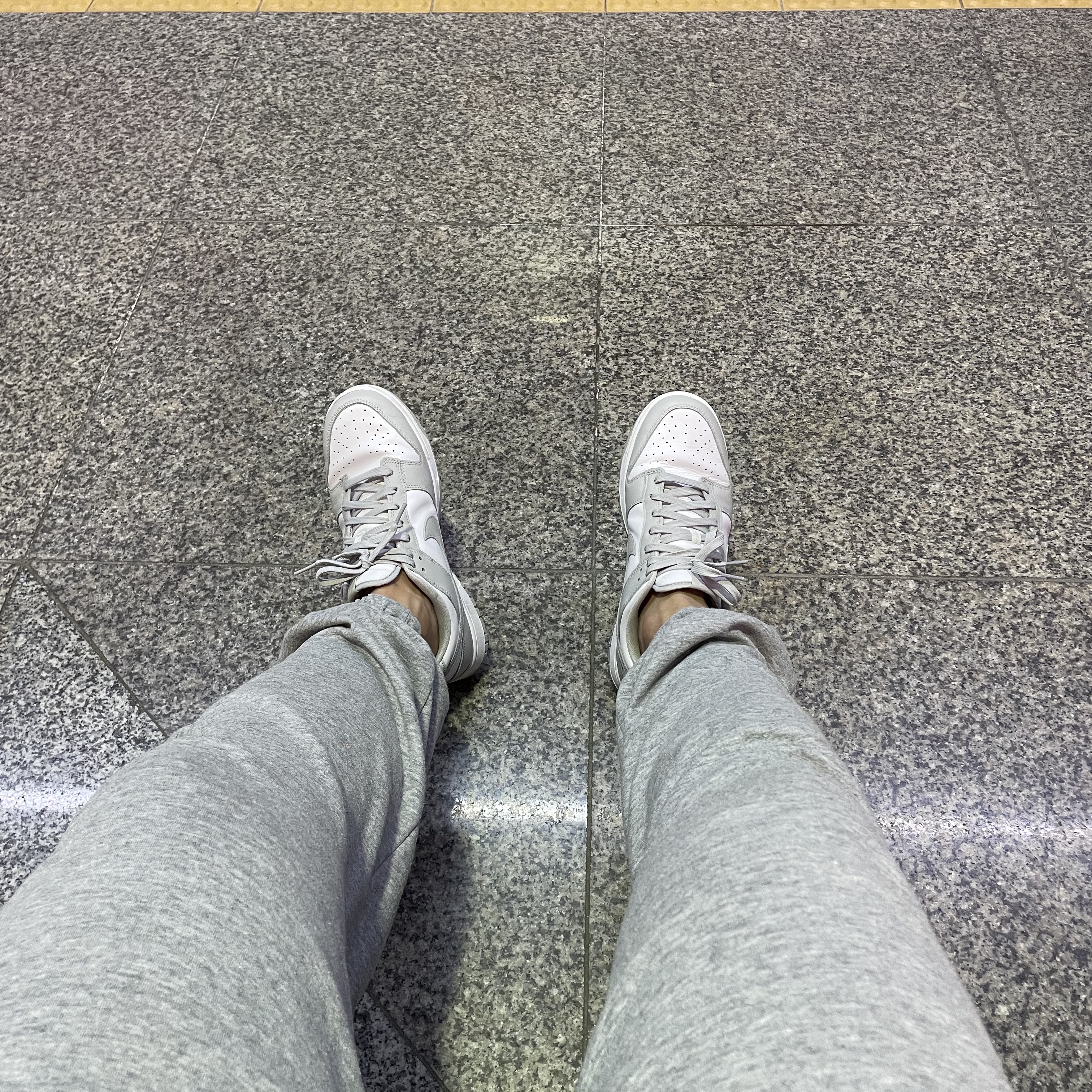 Nike Dunk Low Retro Grey Fog 착용 스타일