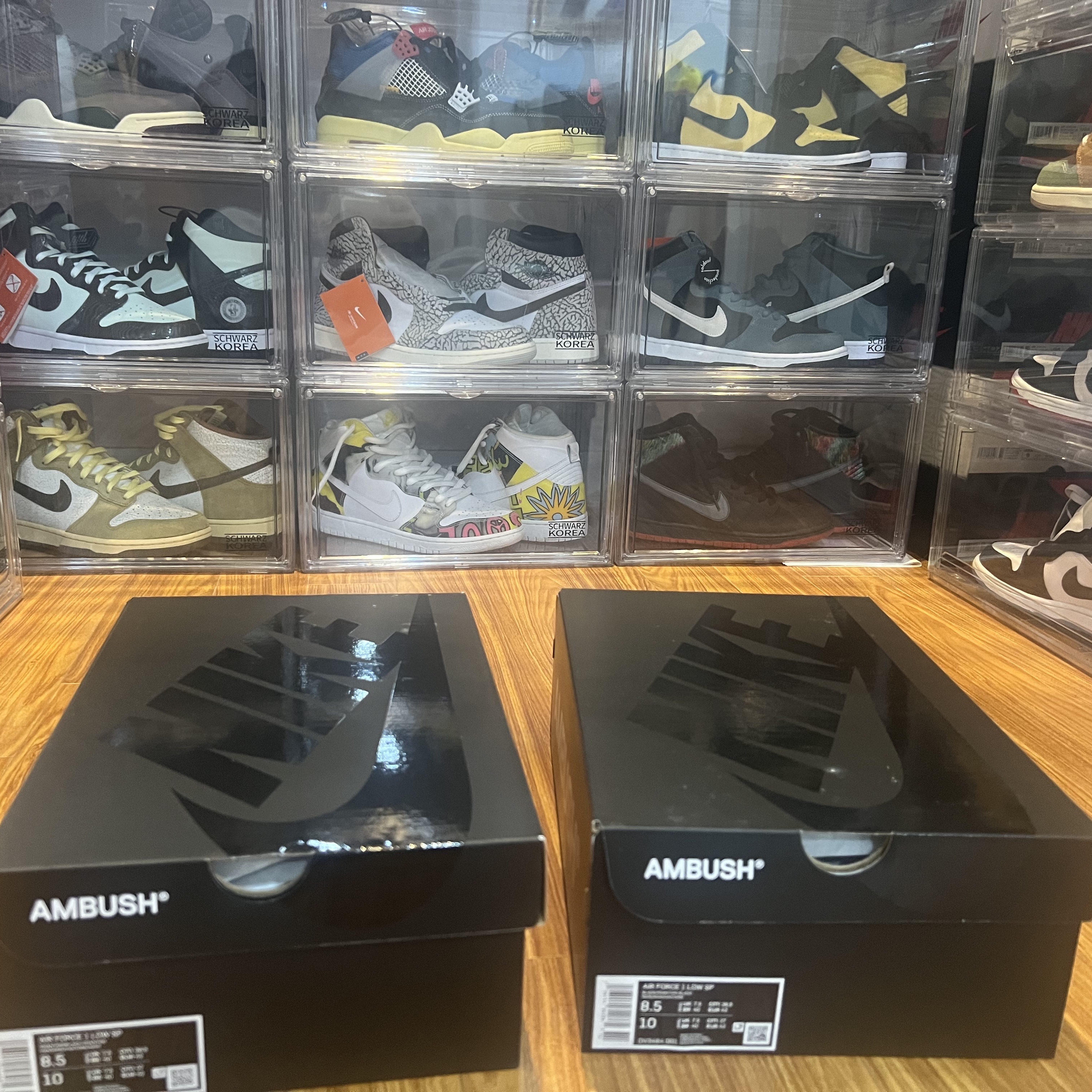 Nike x Ambush Air Force 1 Low SP Phantom, Nike x Ambush Air Force 1 Low SP Black 착용 스타일 - 1