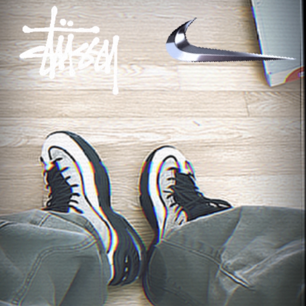 Nike x Stussy Air Penny II Rattan and Limestone 착용 스타일