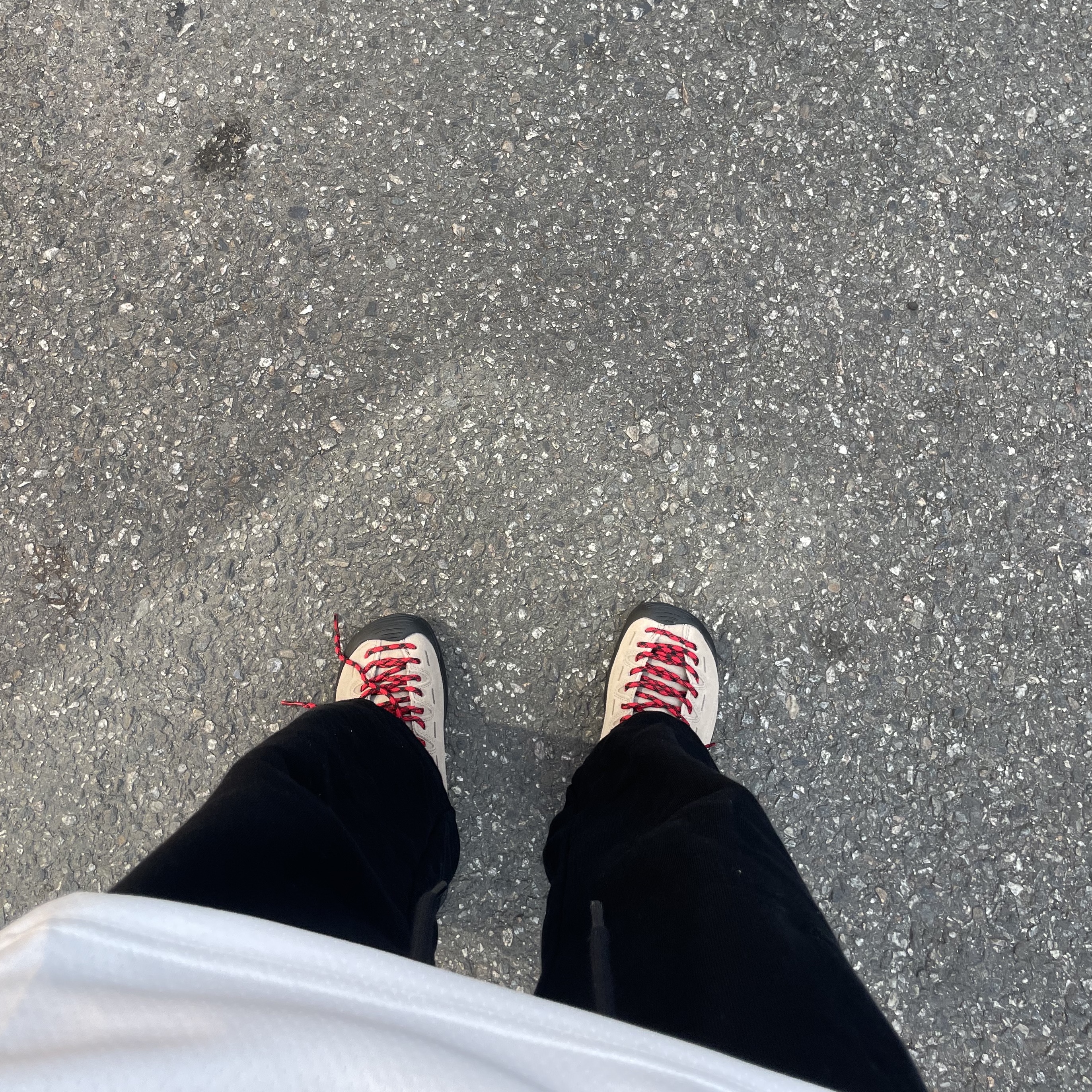 (W) Keen Jasper Suede Sneakers Silver Mink 착용 스타일 - 2