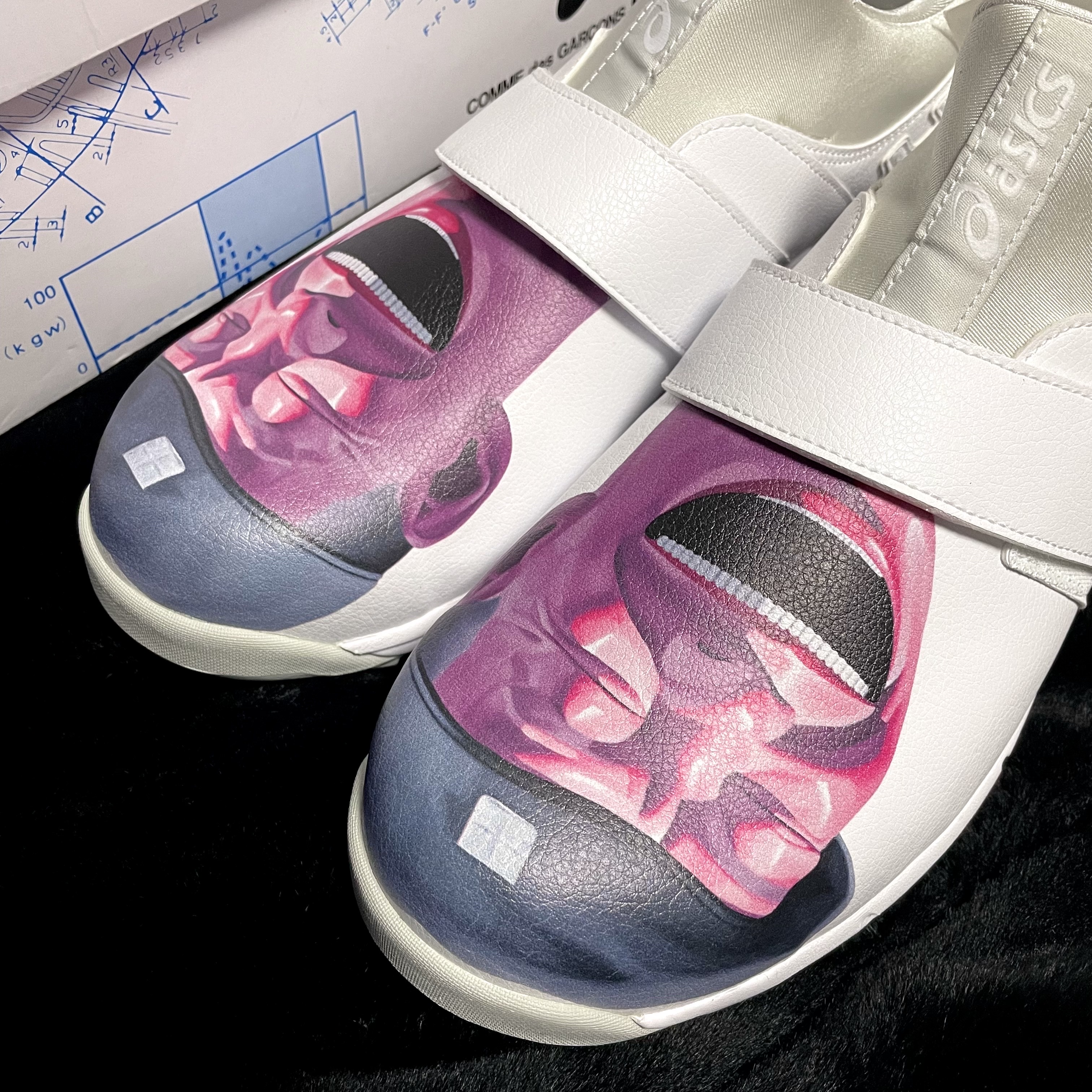 Asics x Comme des Garcons Shirt Winjob CP303 White 착용 스타일