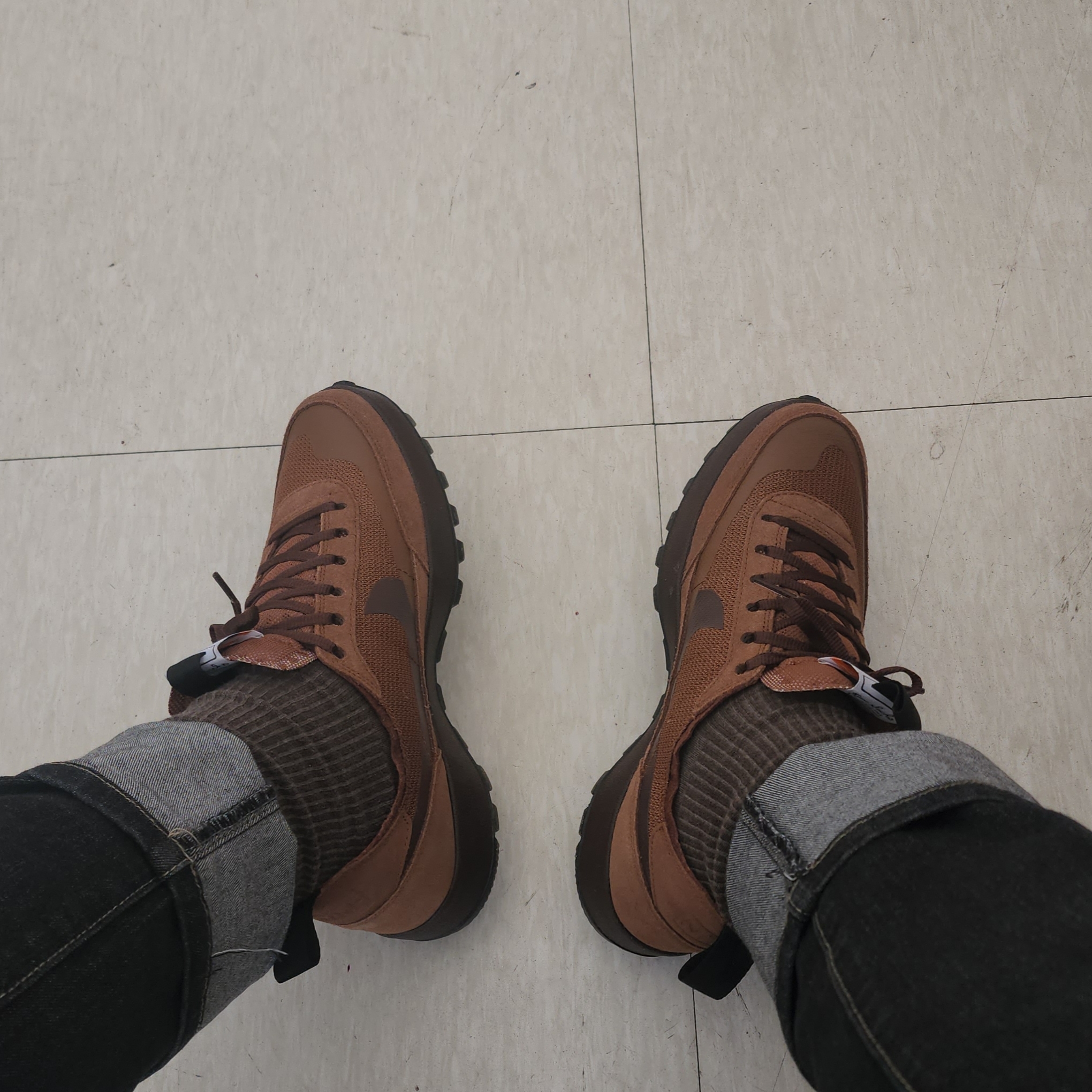 Nike x Tom Sachs General Purpose Shoe Brown 착용 스타일