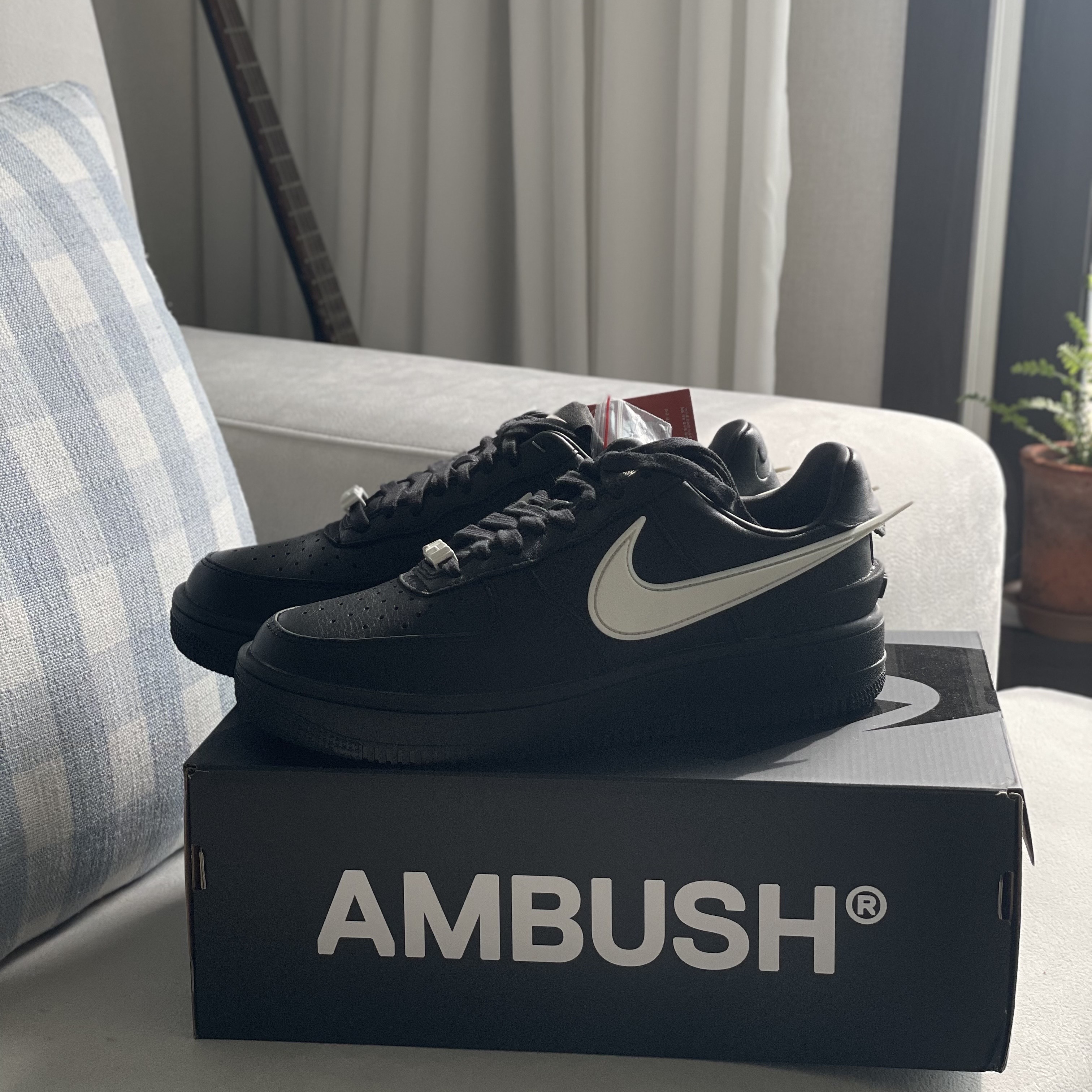 Nike x Ambush Air Force 1 Low SP Black 착용 스타일