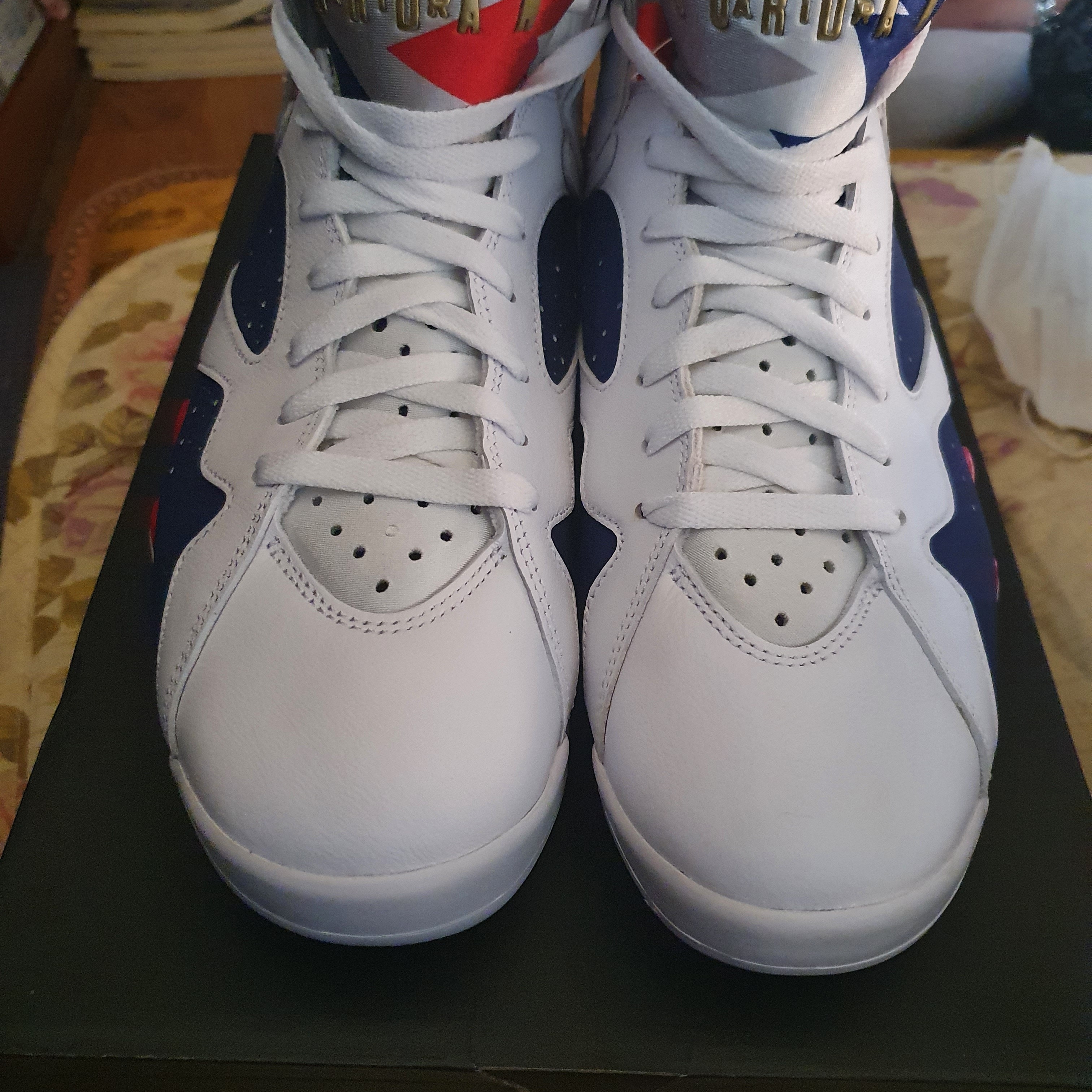 Jordan 7 Retro Tinker Alternate 착용 스타일 - 1
