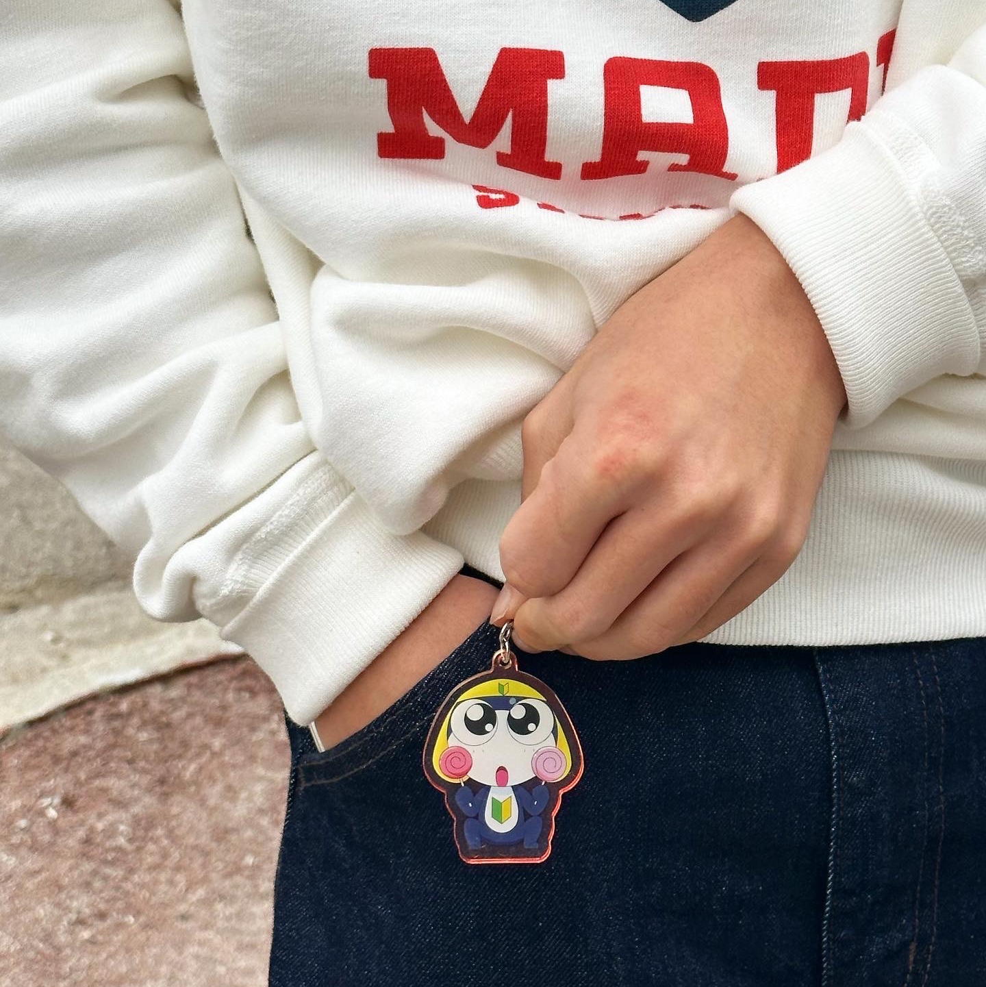 Human Made T-Shirts White (3 Pack), Human Made Tsuriami Sweatshirt #4 White 착용 스타일 - 2