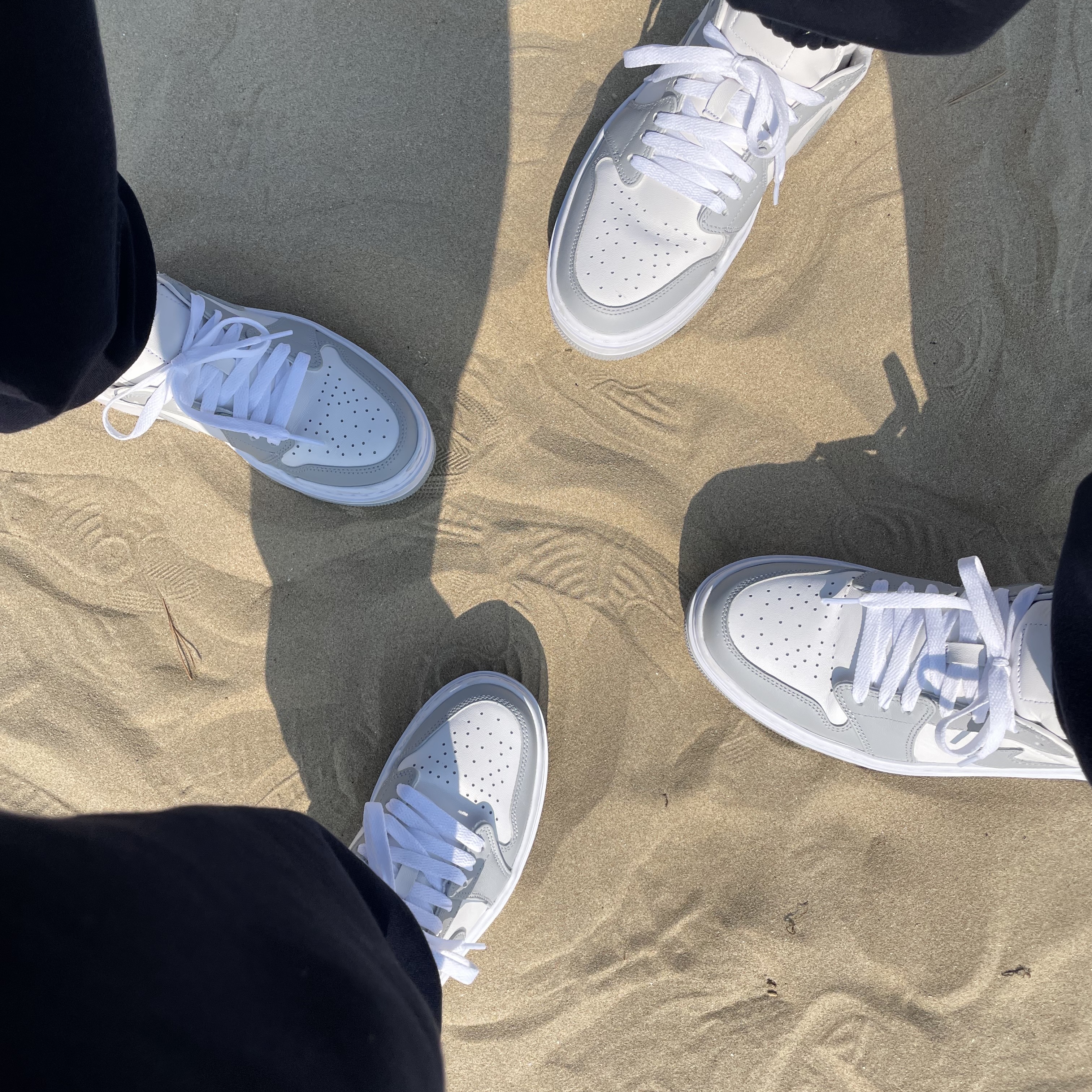 (W) Jordan 1 Elevate Low White and Wolf Grey 착용 스타일
