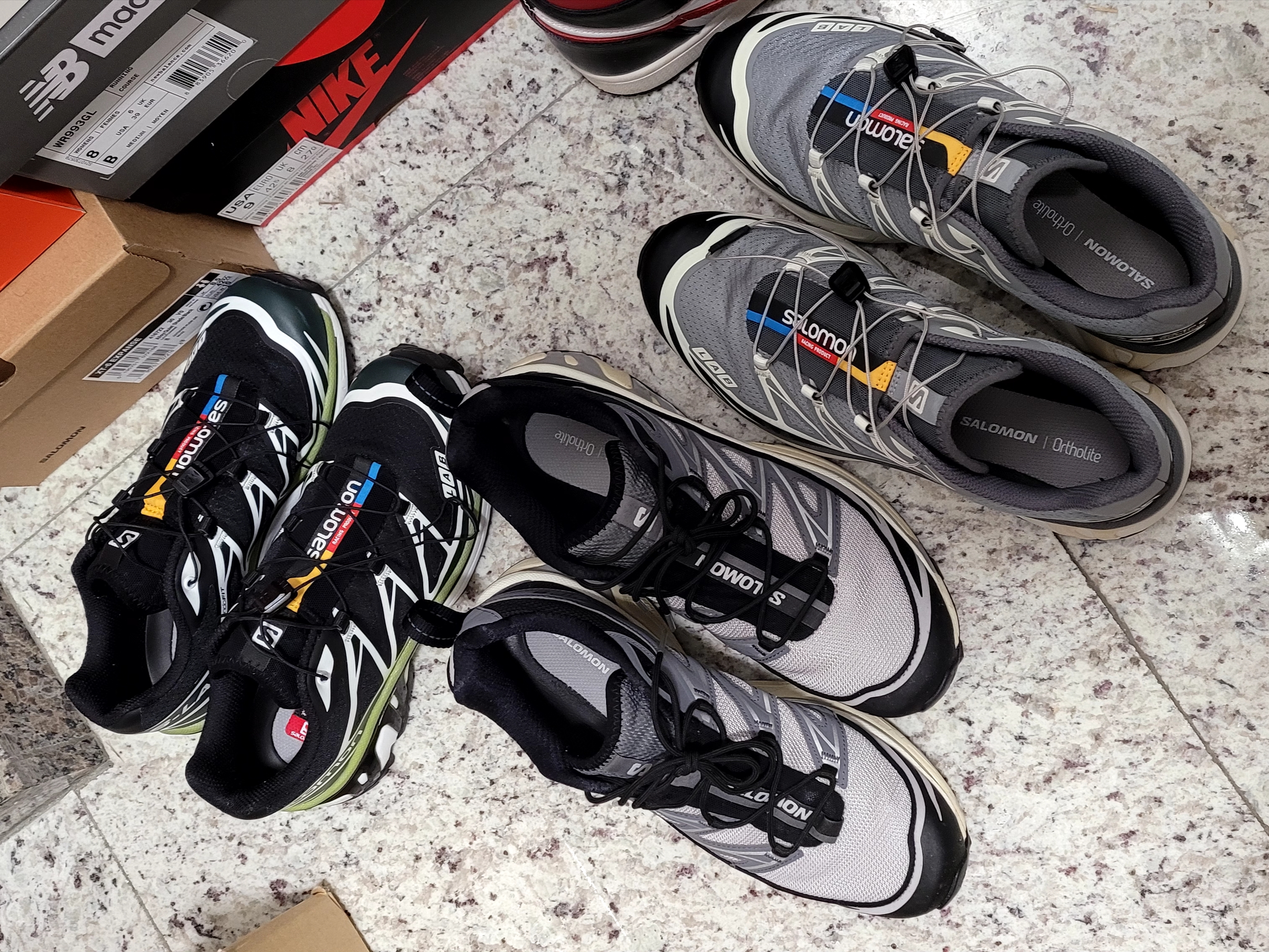Salomon XT-6 Scarab Black 착용 스타일