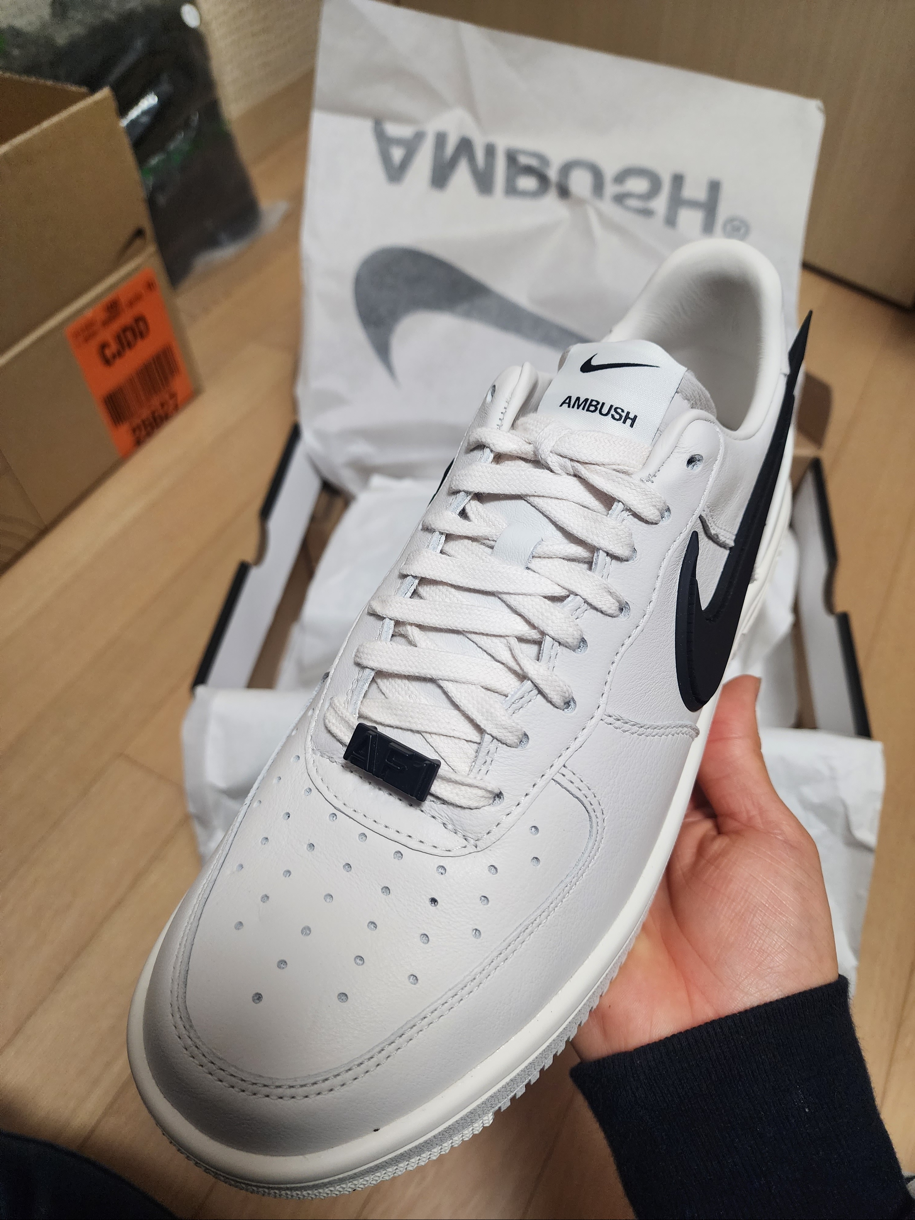 Nike x Ambush Air Force 1 Low SP Phantom 착용 스타일 - 2