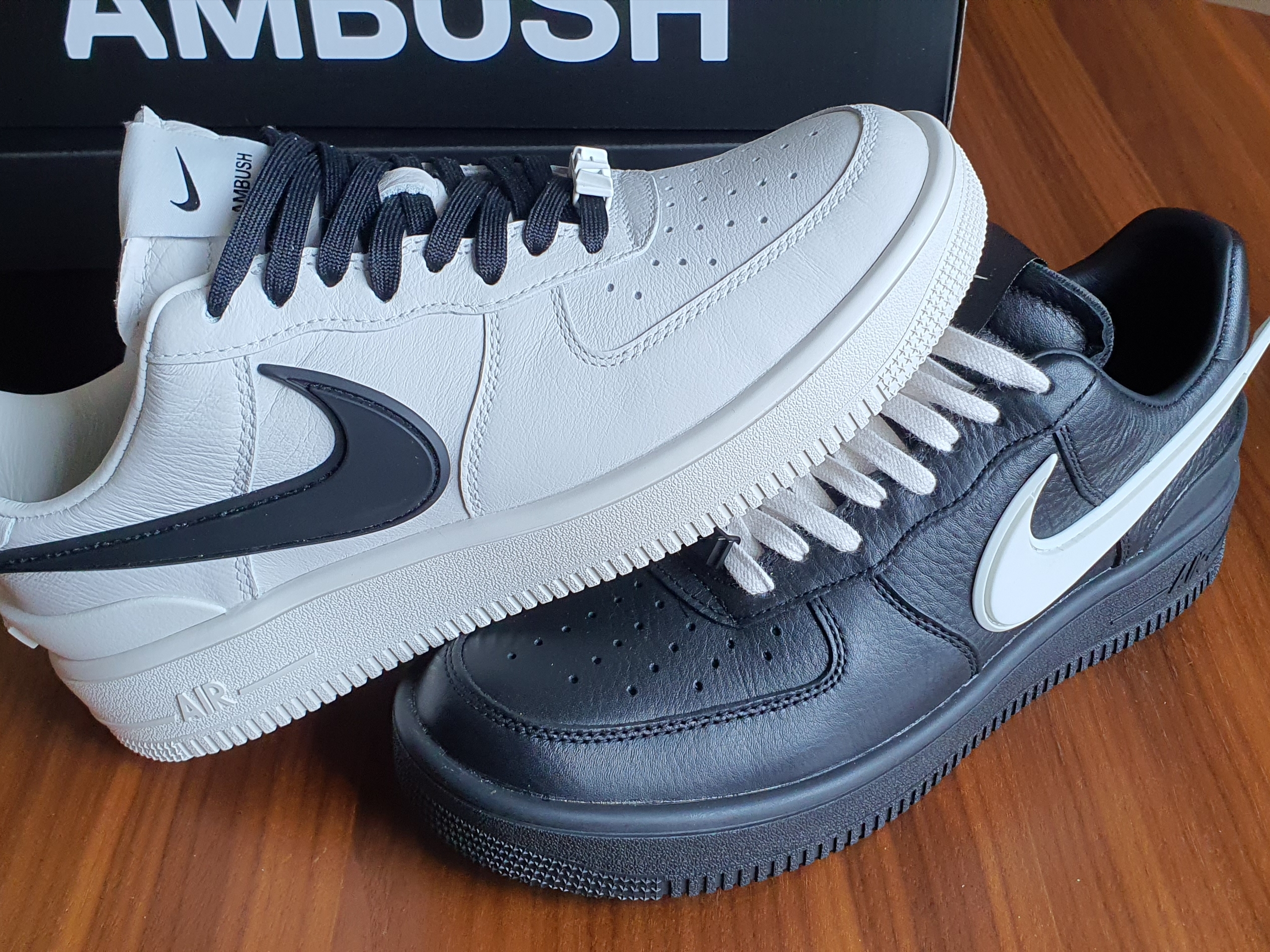 Nike x Ambush Air Force 1 Low SP Phantom, Nike x Ambush Air Force 1 Low SP Black 착용 스타일 - 1