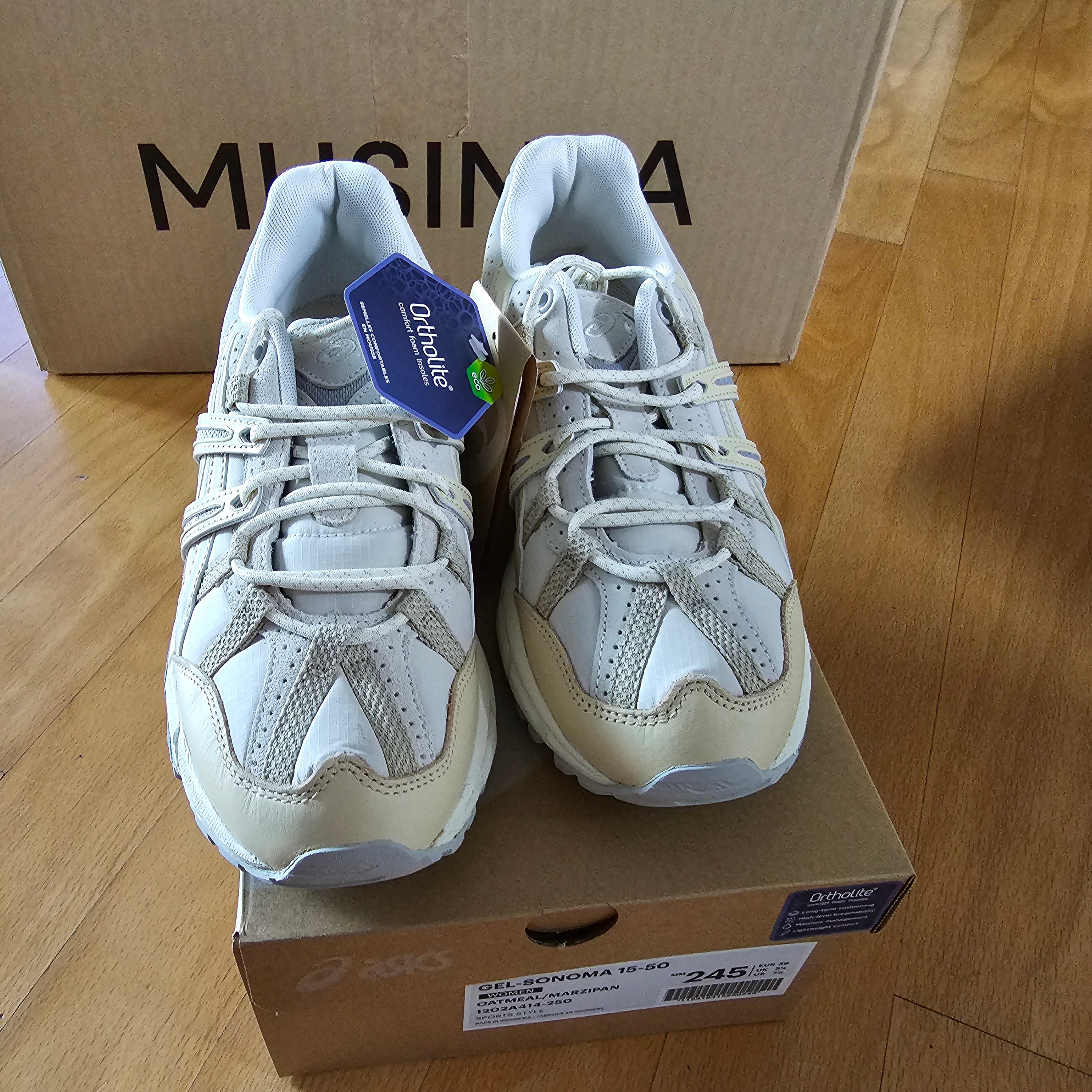 (W) Asics Gel-Sonoma 15-50 Oatmeal 착용 스타일 - 5