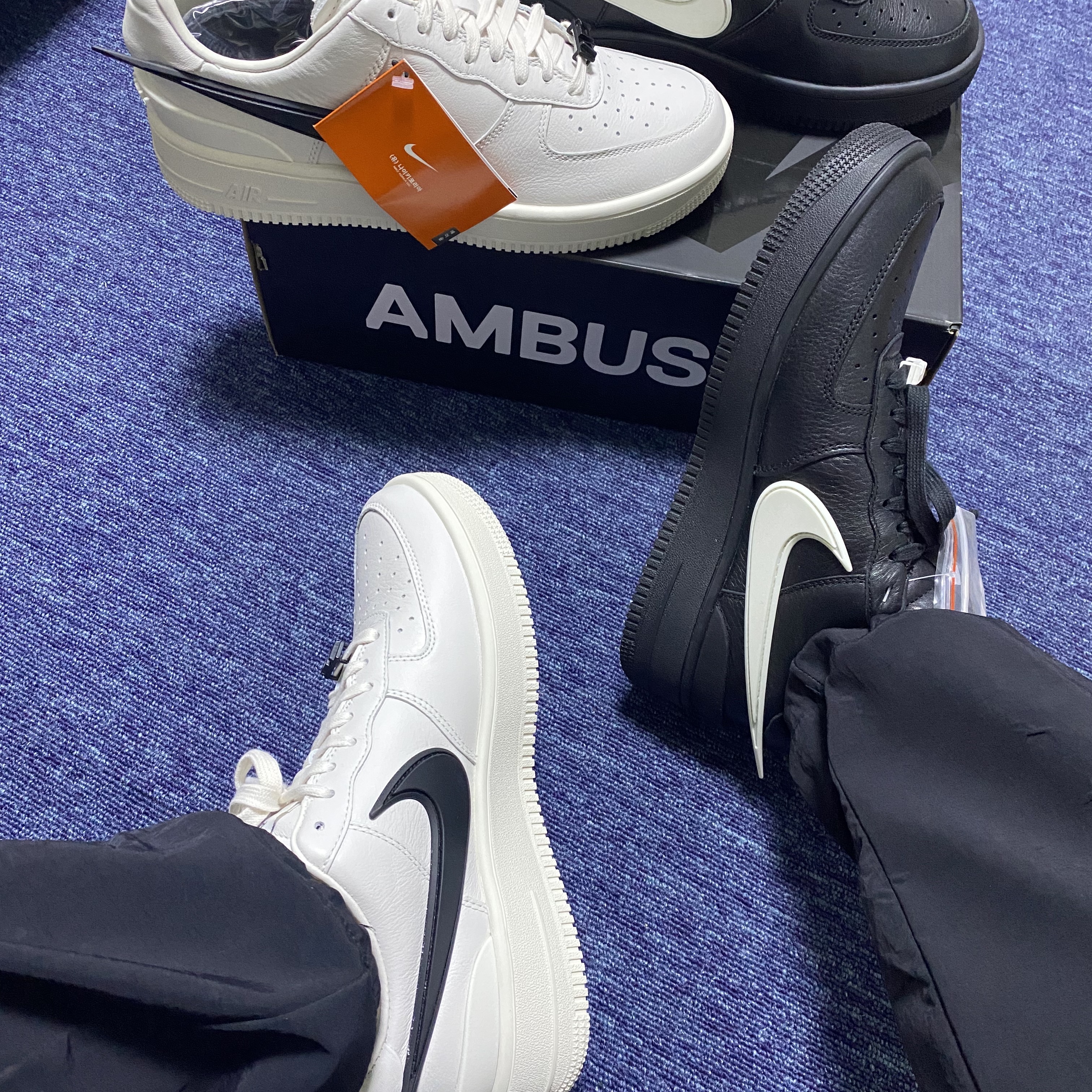Nike x Ambush Air Force 1 Low SP Phantom, Nike x Ambush Air Force 1 Low SP Black 착용 스타일 - 2