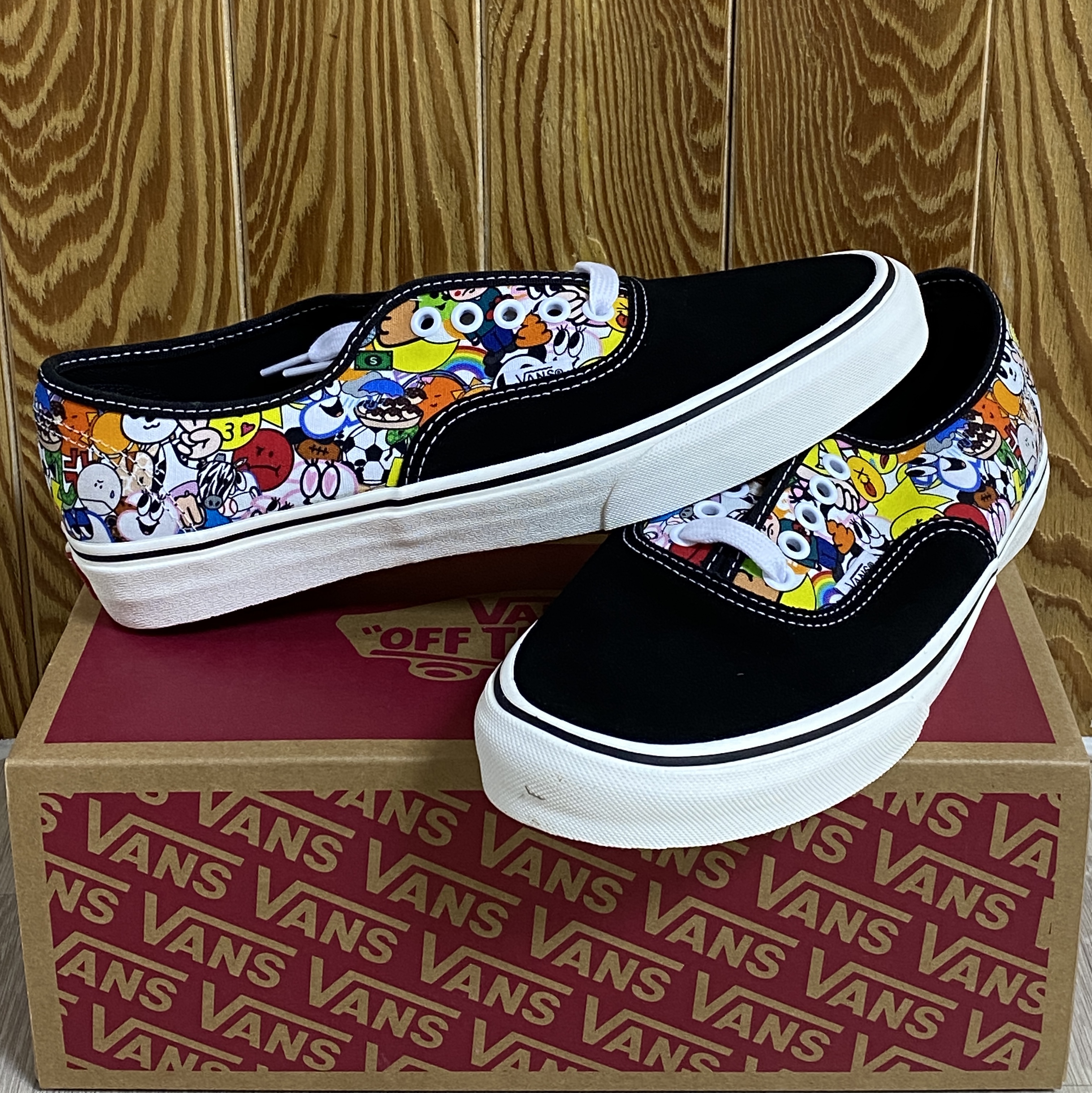 Vans x Atmos Authentic Emoji 착용 스타일