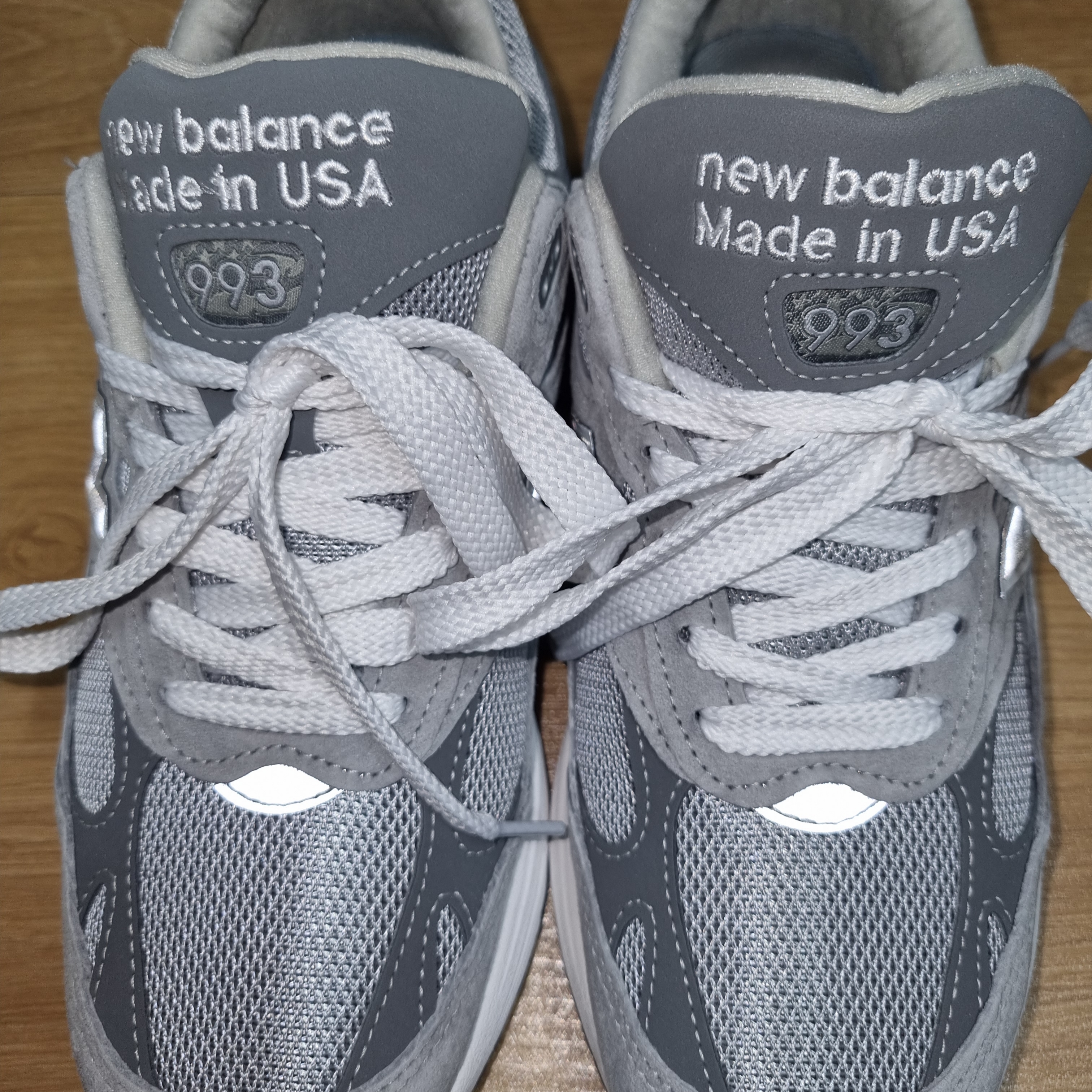 New Balance 993 Made in USA Grey - D Standard 착용 스타일