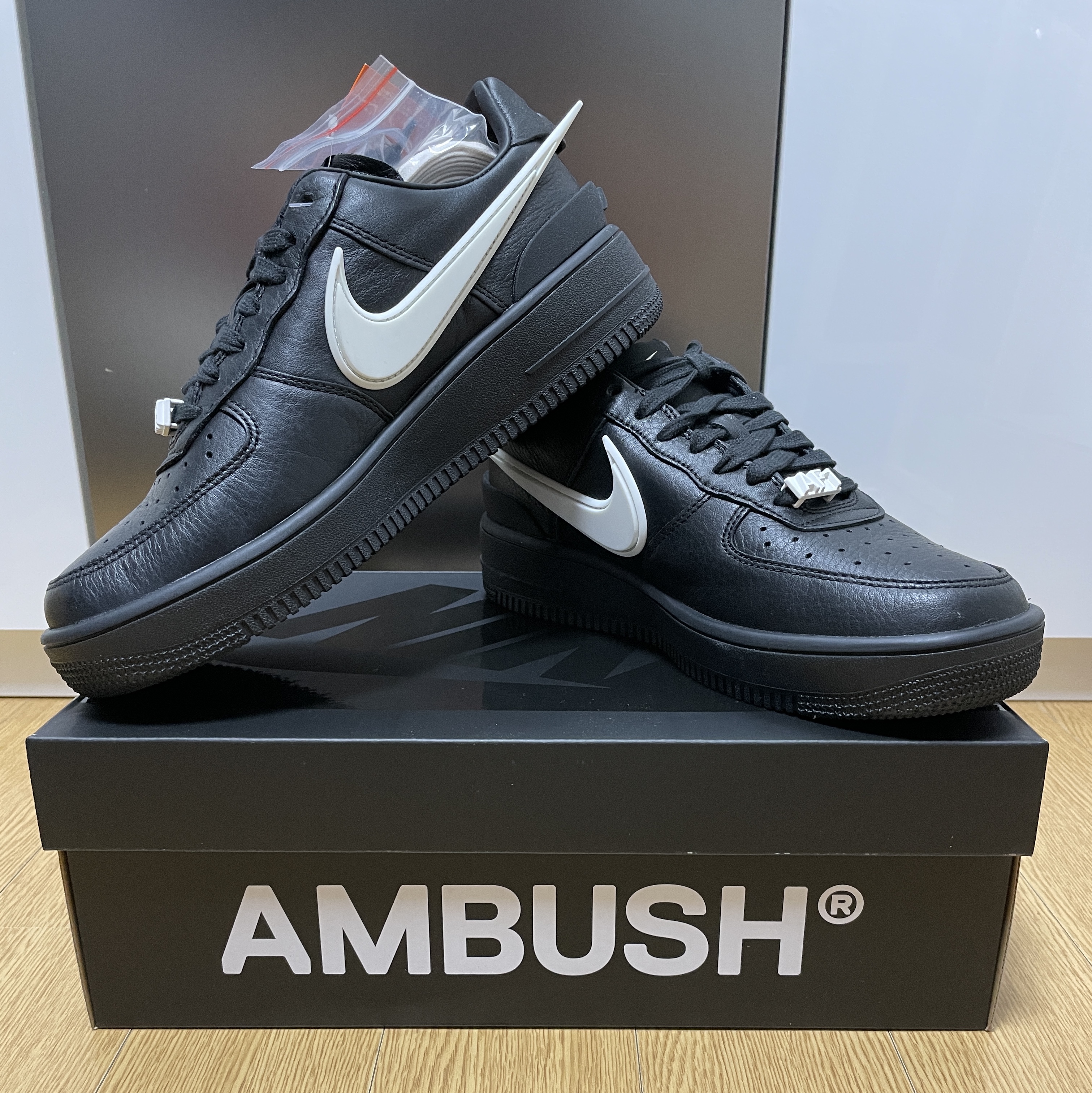 Nike x Ambush Air Force 1 Low SP Black, Nike x Ambush Air Force 1 Low SP Phantom 착용 스타일 - 1
