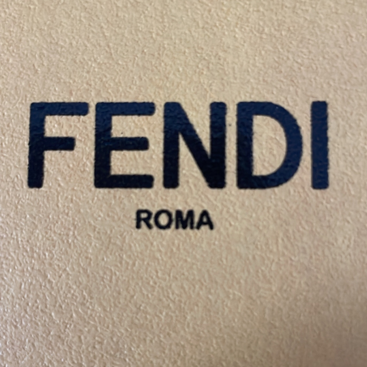 Fendi FF Motif Fabric Card Holder Brown 착용 스타일 - 1