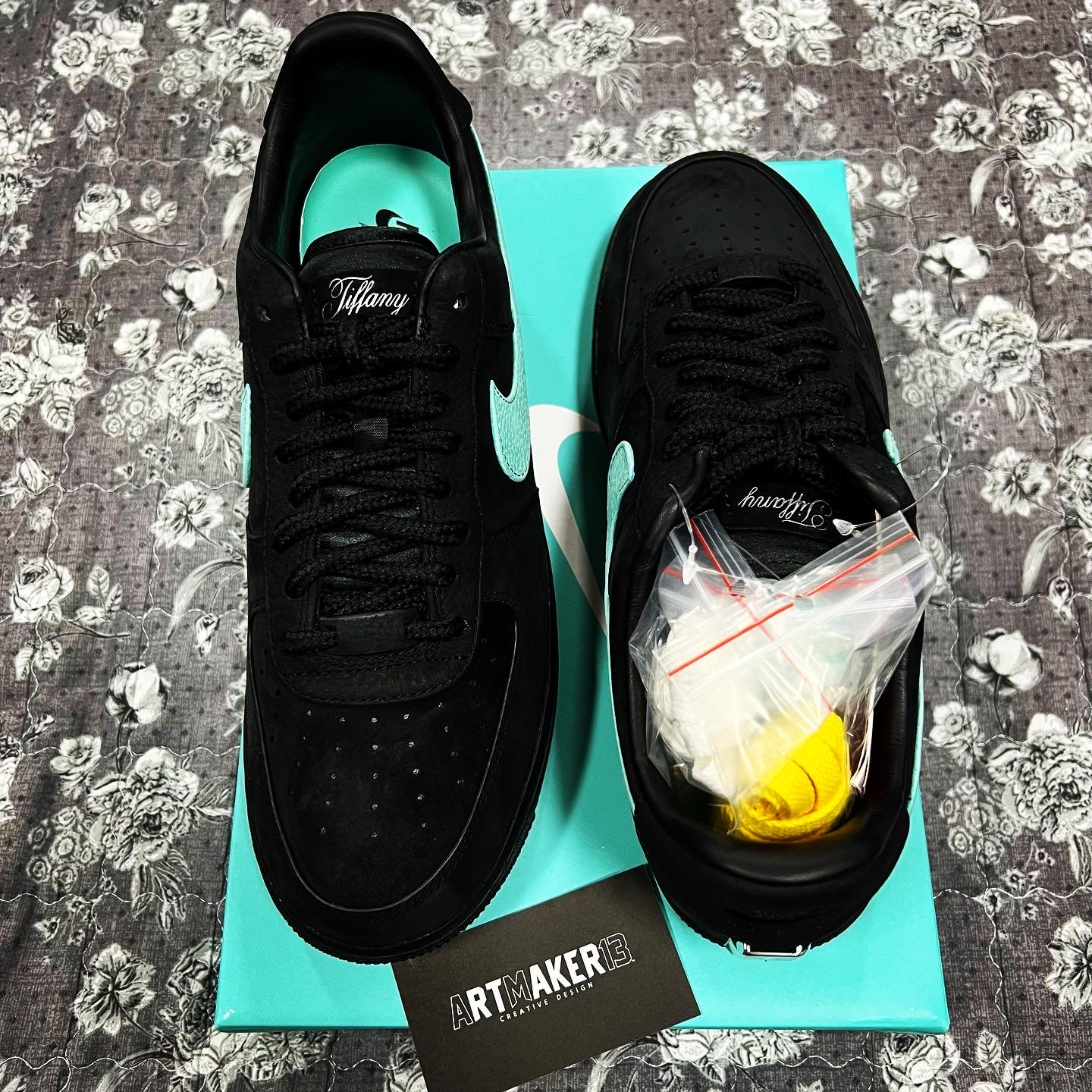 Nike x Tiffany & Co. Air Force 1 Low SP 1837 착용 스타일 - 3